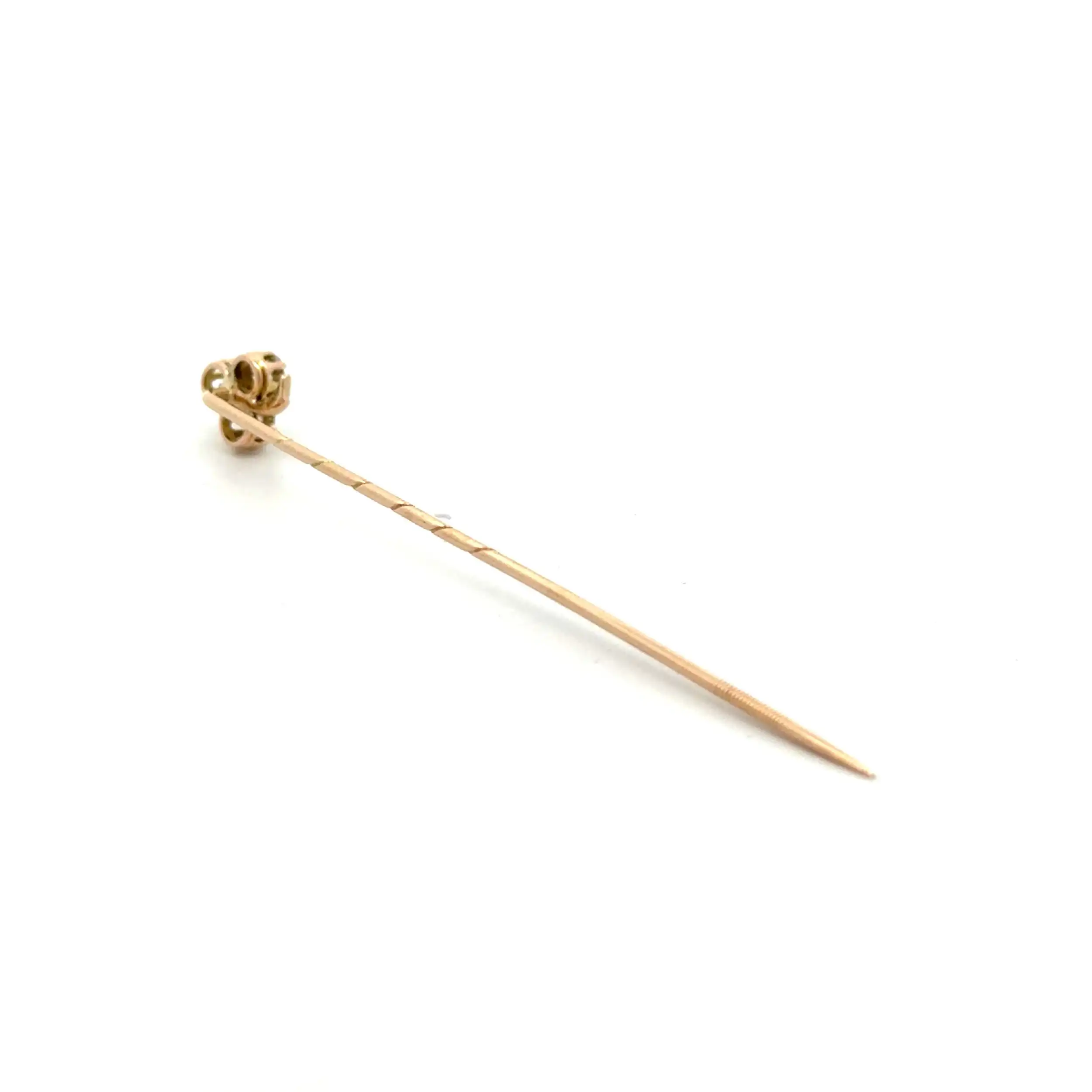 Nadel Gelbgold mit Altschliff Brillanten Nadel Gelbgold mit Altschliff Brillanten