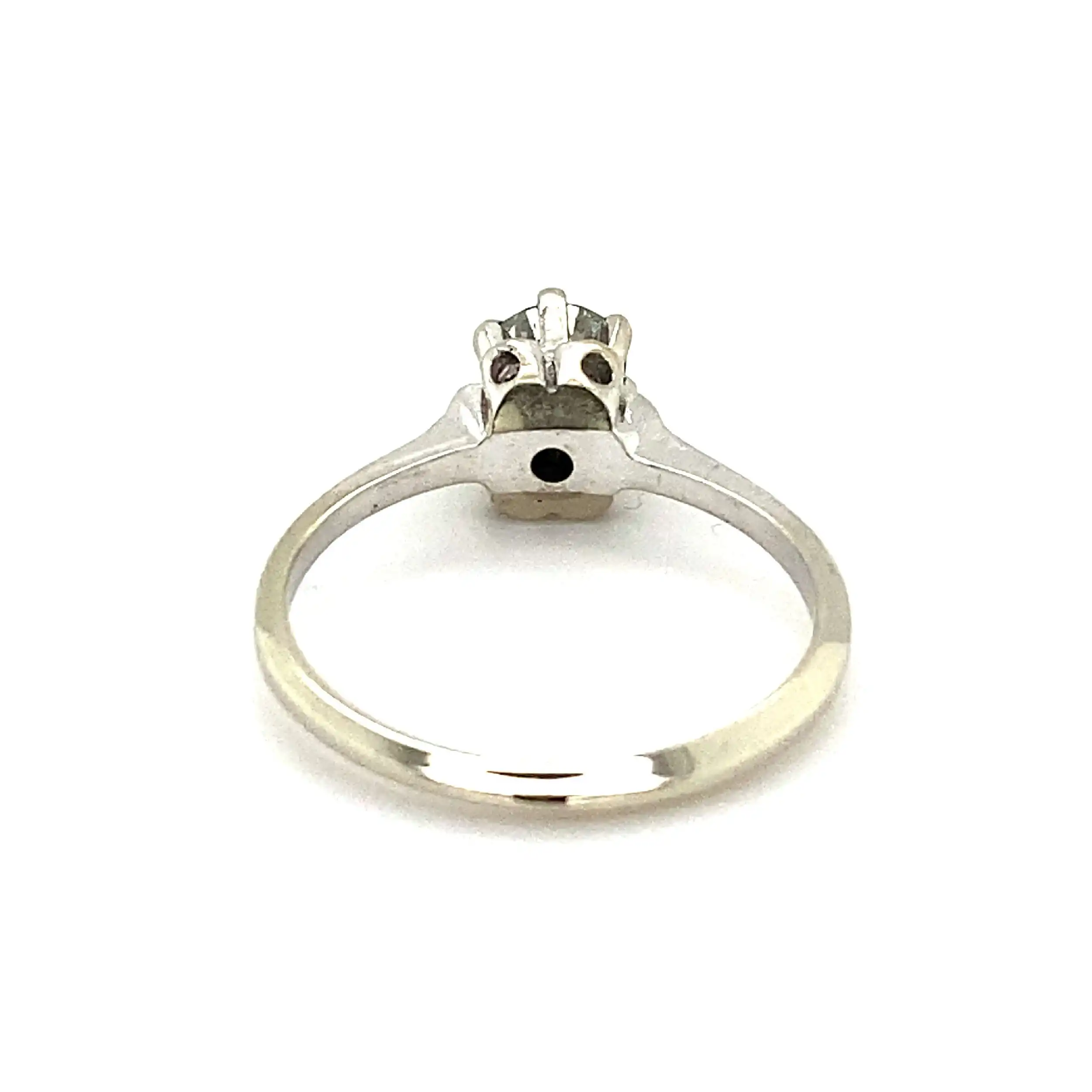 Ring Weißgold mit Brillant Ring Weißgold mit Brillant