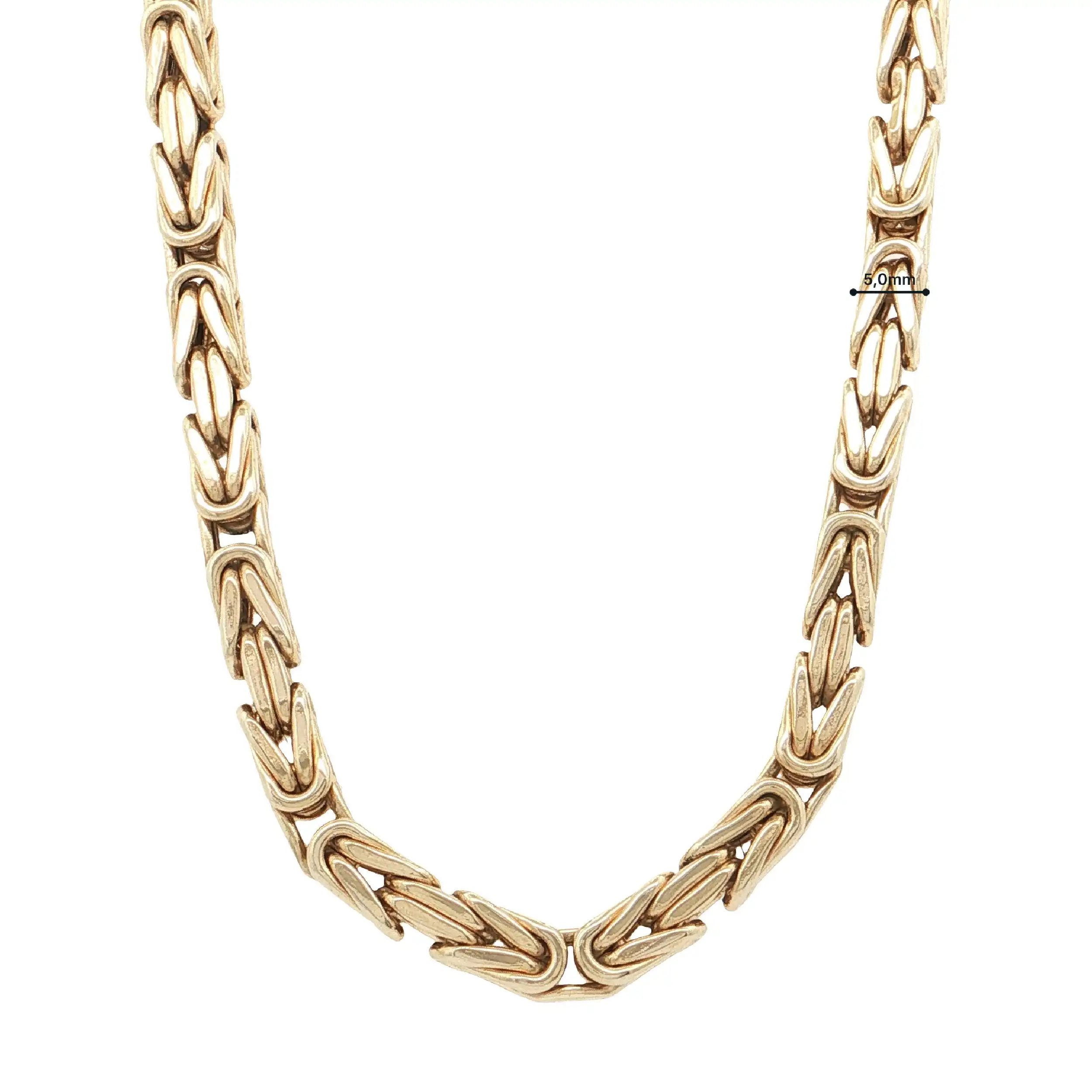Königskette Gelbgold
