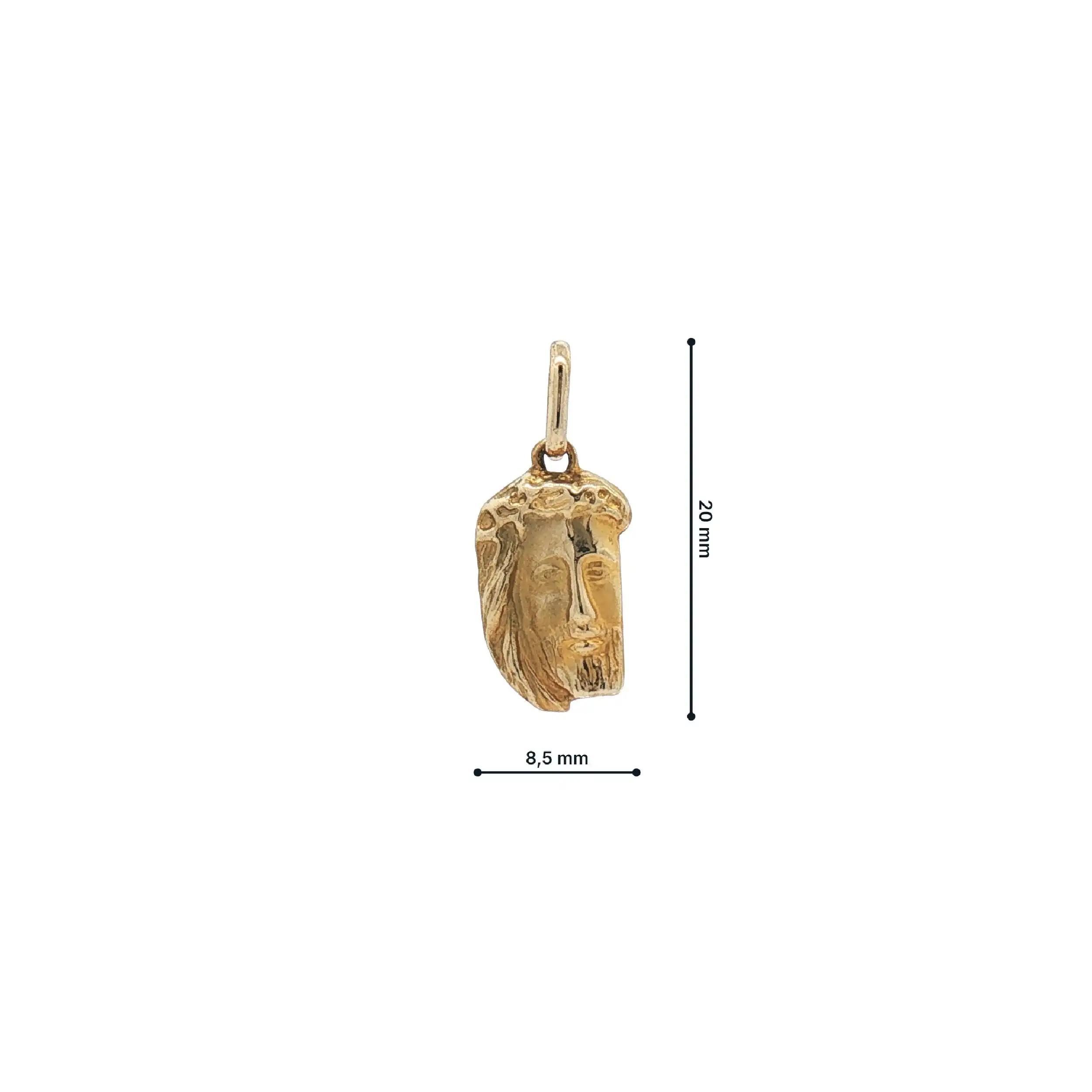 Anhänger Gelbgold Jesus Anhänger Gelbgold Jesus