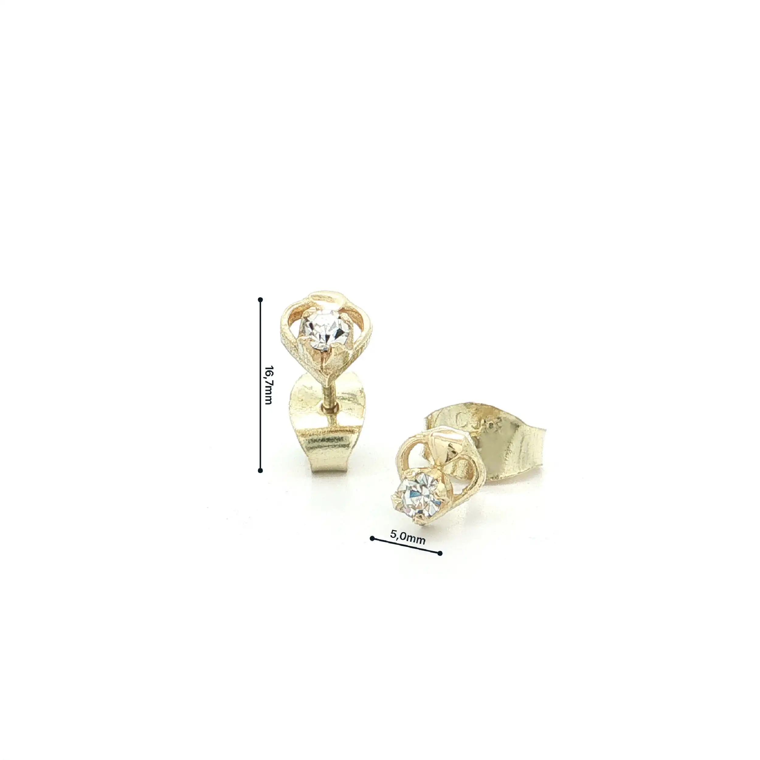 Ohrstecker mit Zirkonia Ohrstecker mit Zirkonia