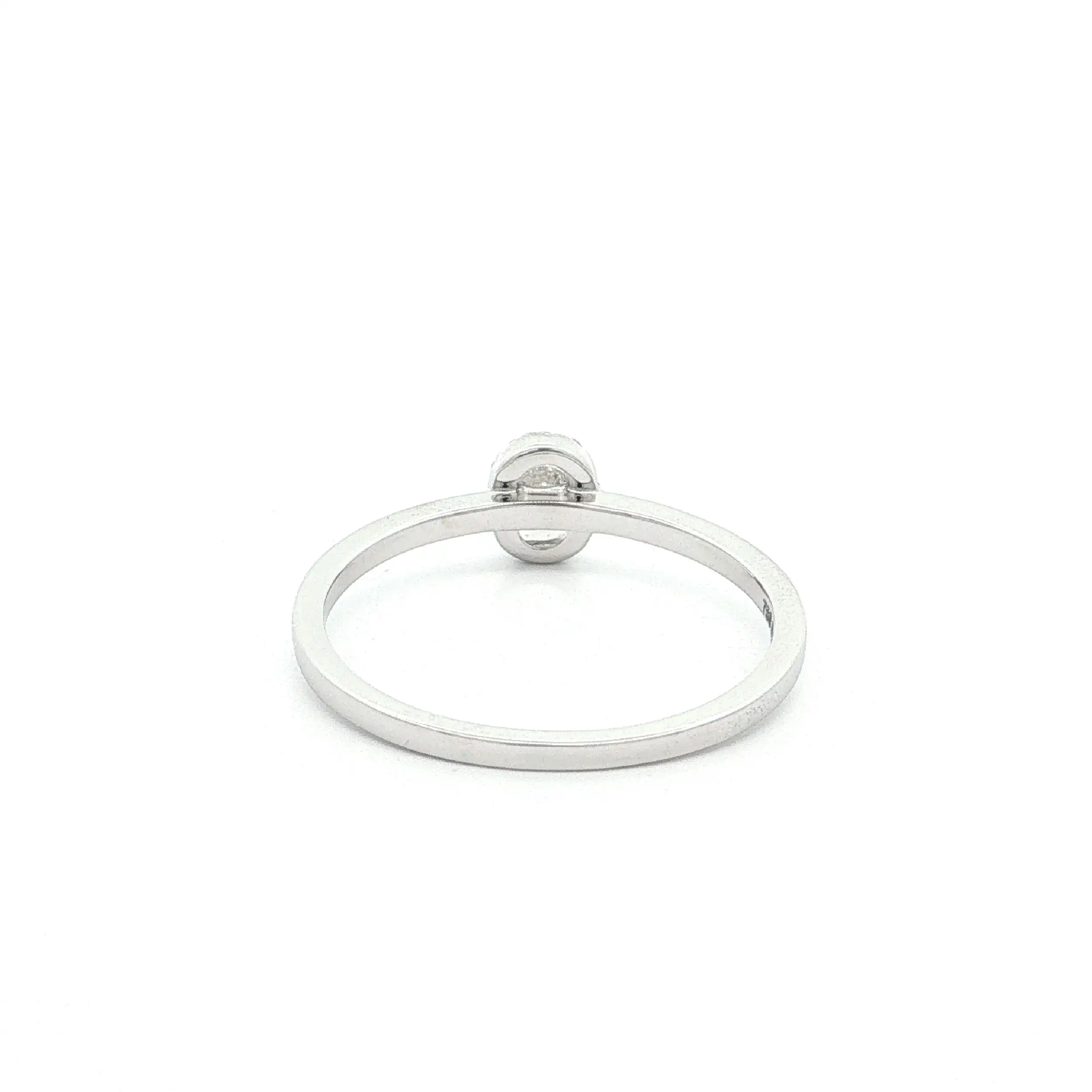 Ring Weißgold mit Brillant Ring Weißgold mit Brillant