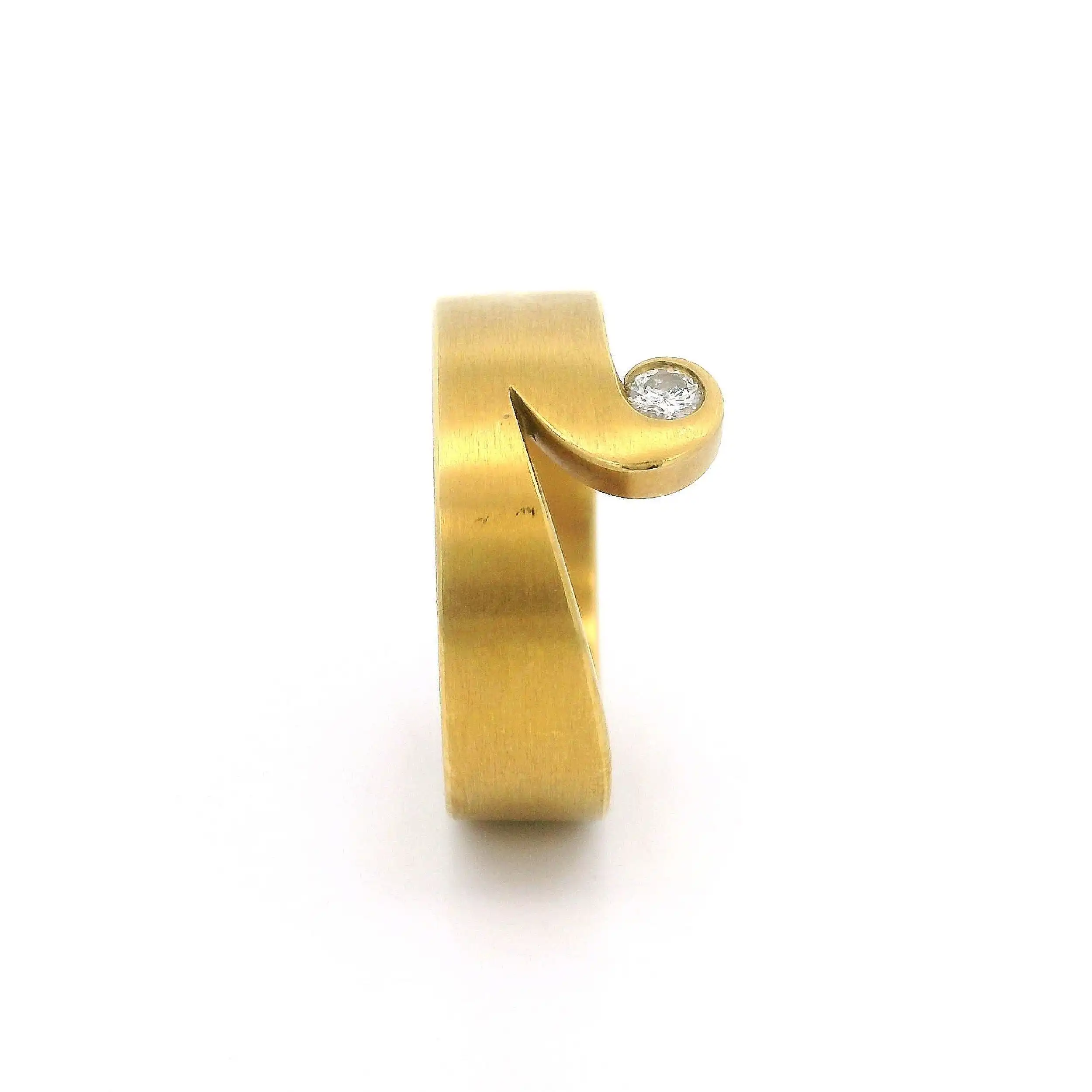 Ring Gelbgold Niessing Span mit Brillant