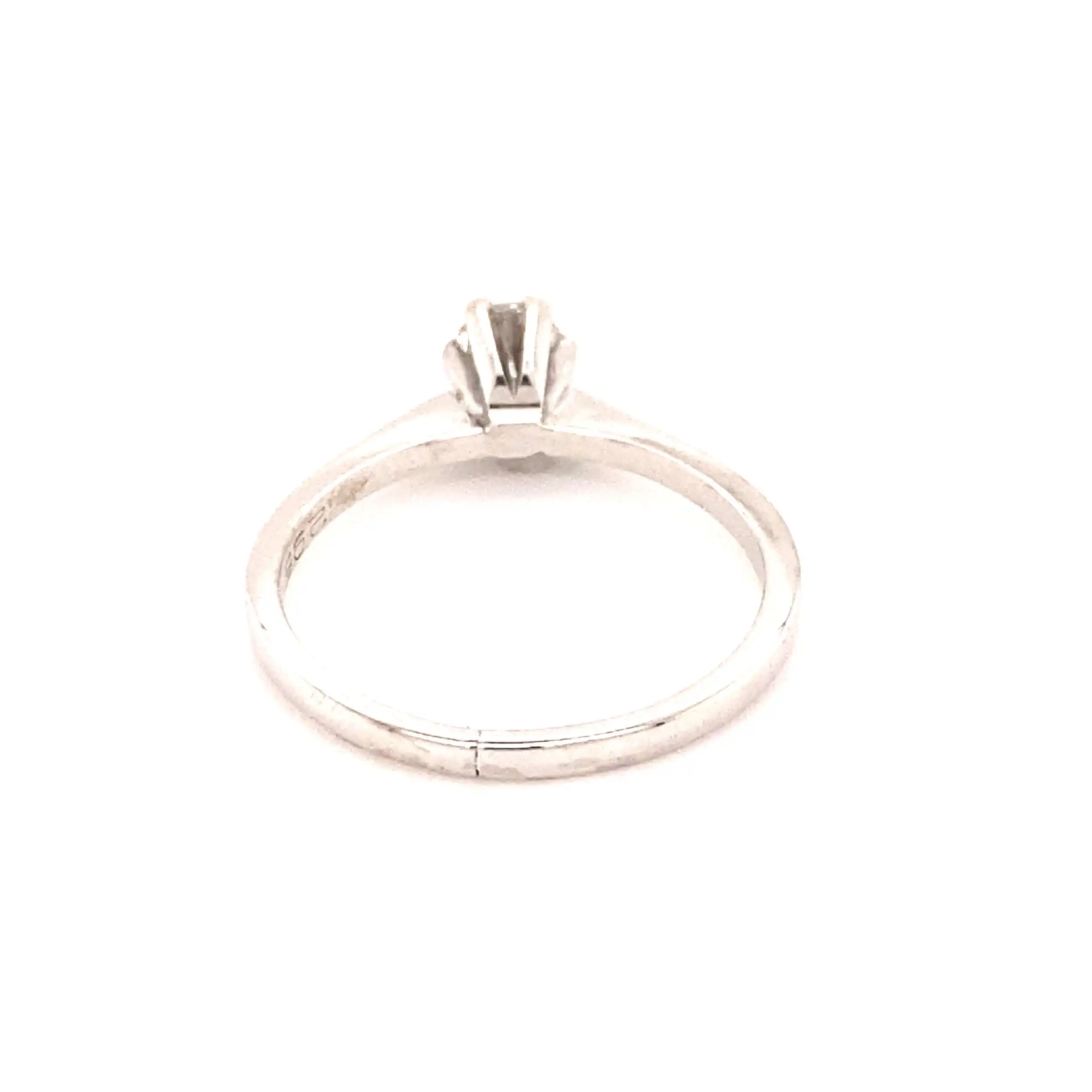 Ring Weißgold mit Solitär Brillant