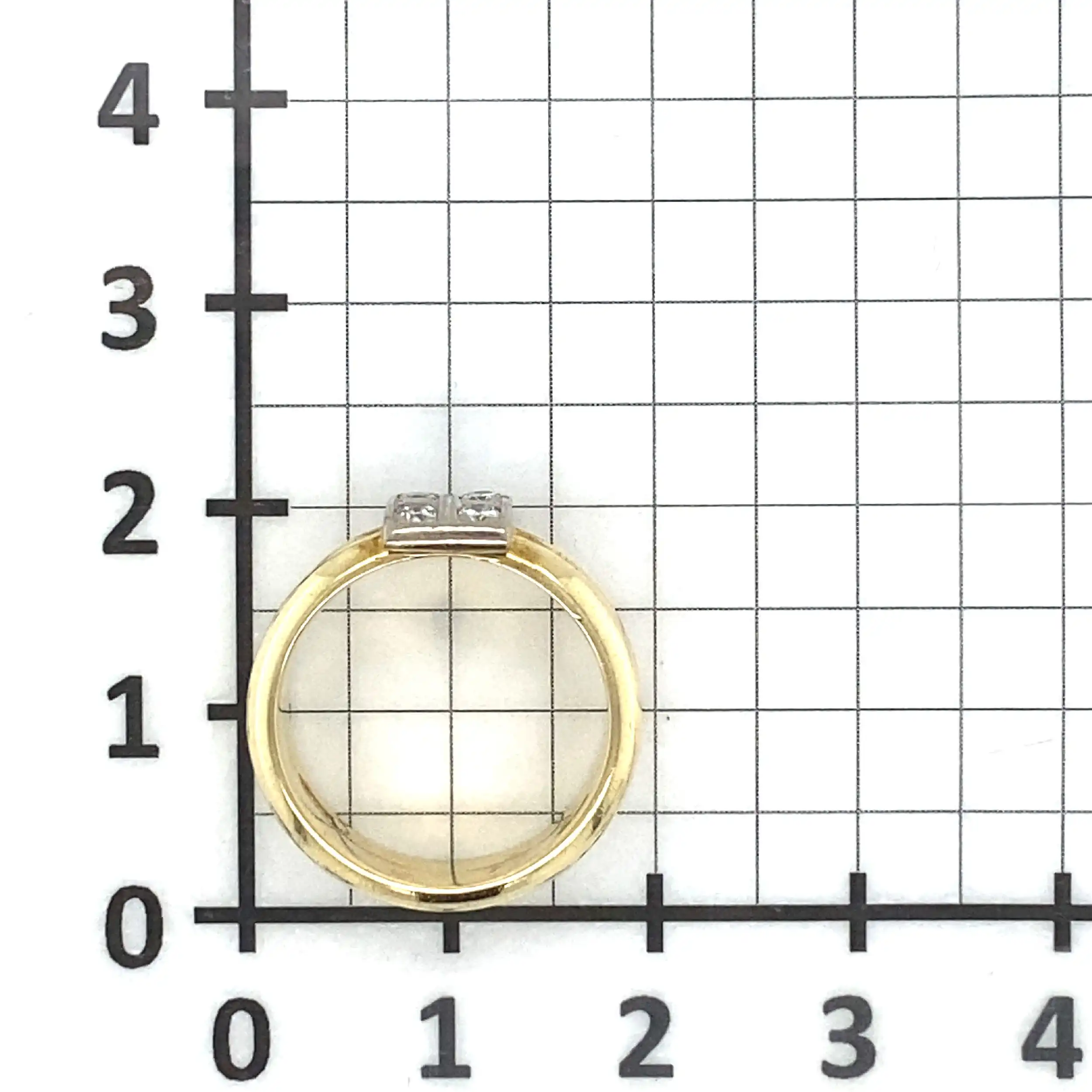 Ring Bicolor mit Brillanten Ring Bicolor mit Brillanten
