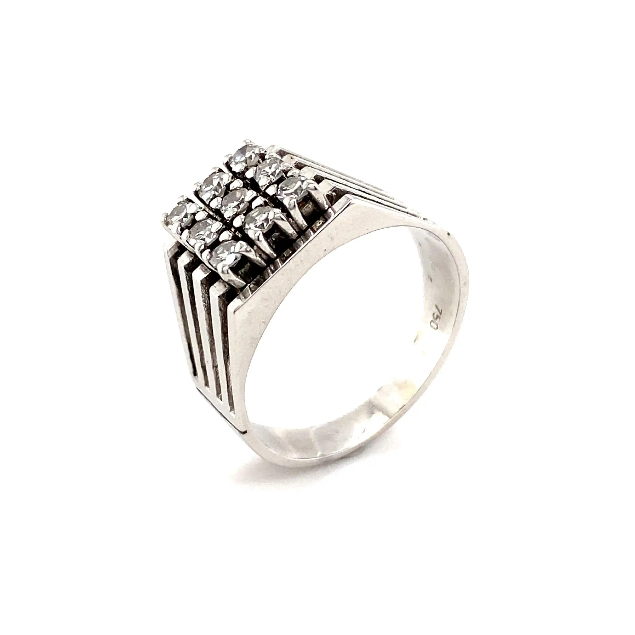 Ring Weißgold mit Diamanten Ring Weißgold mit Diamanten