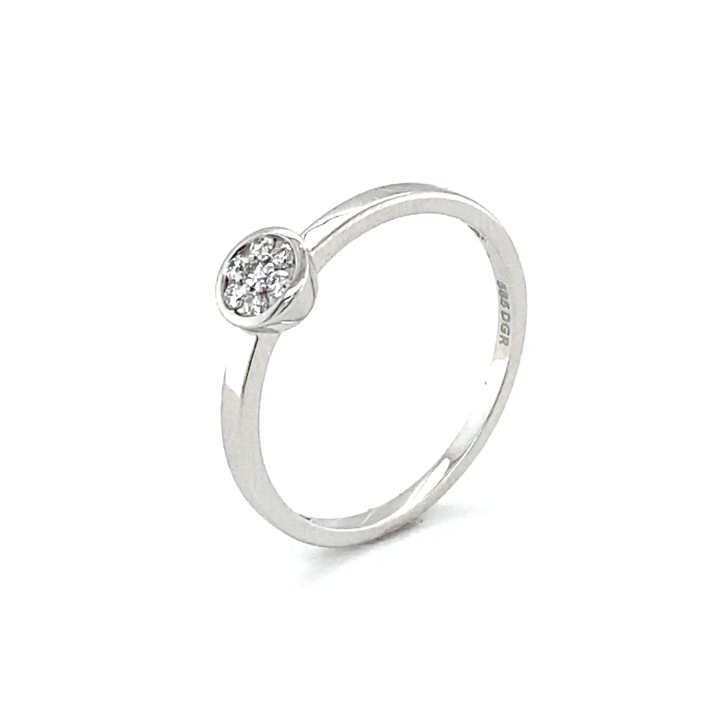 Ring Weißgold mit Brillanten Ring Weißgold mit Brillanten
