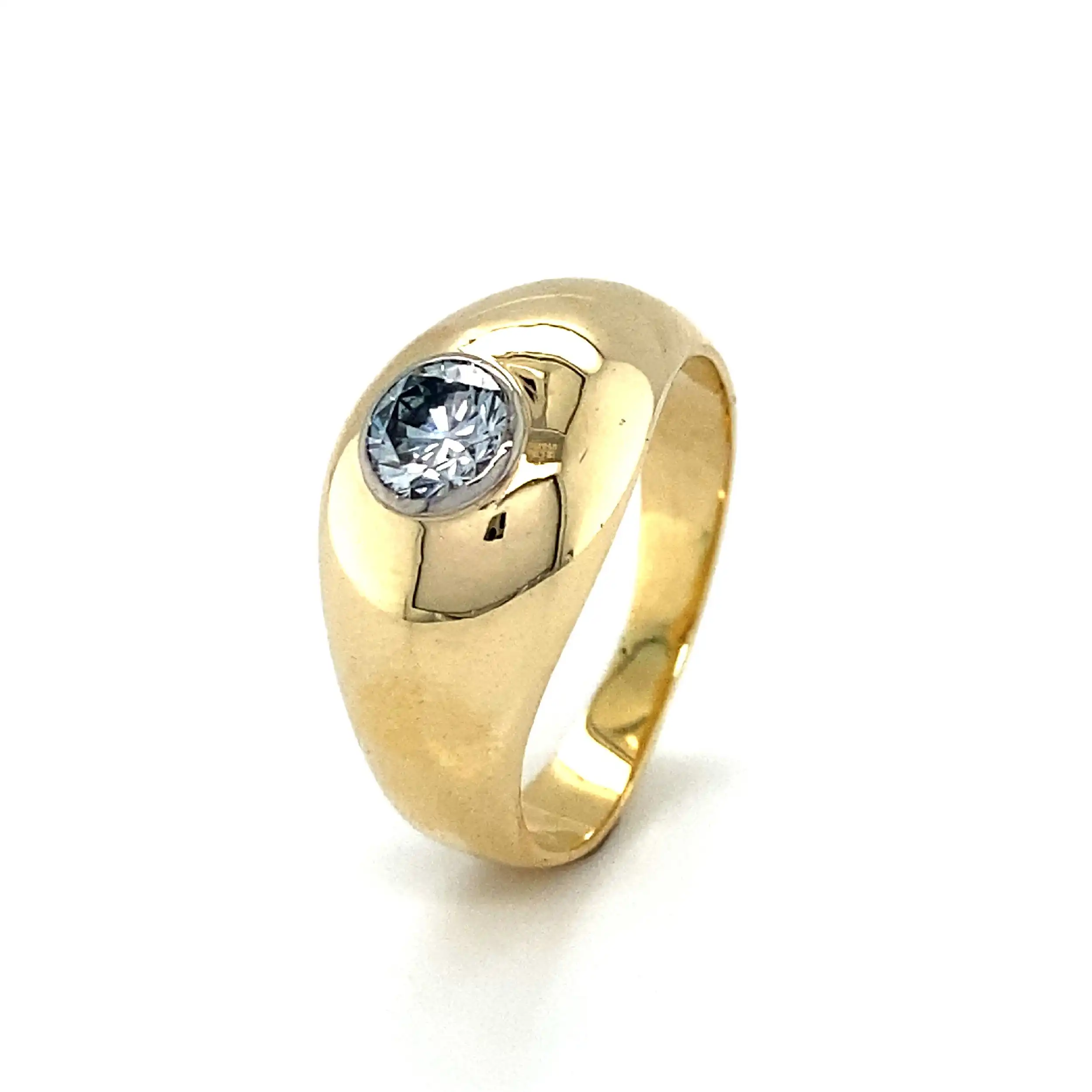 Ring Gelbgold mit Brillant Ring Gelbgold mit Brillant
