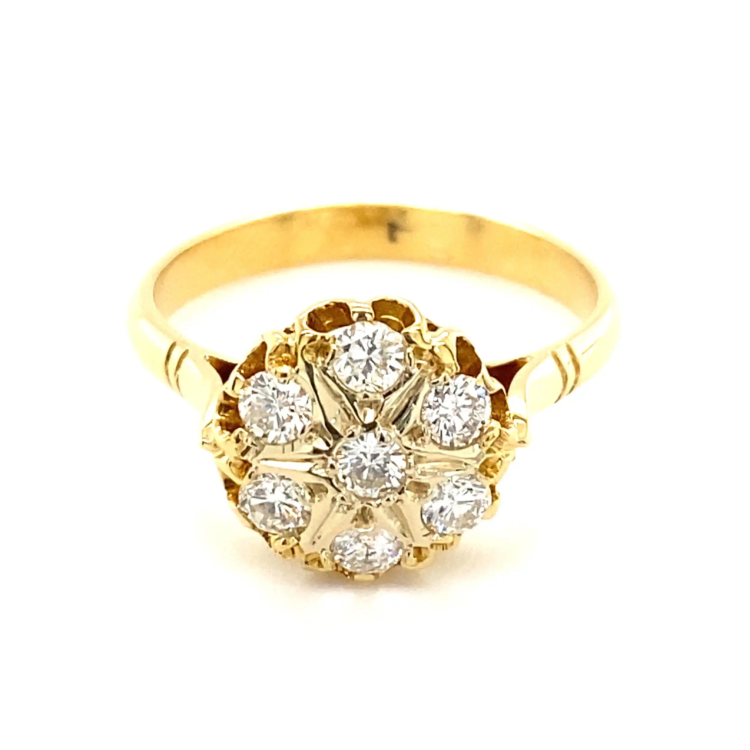 Ring Gelbgold mit Brillanten