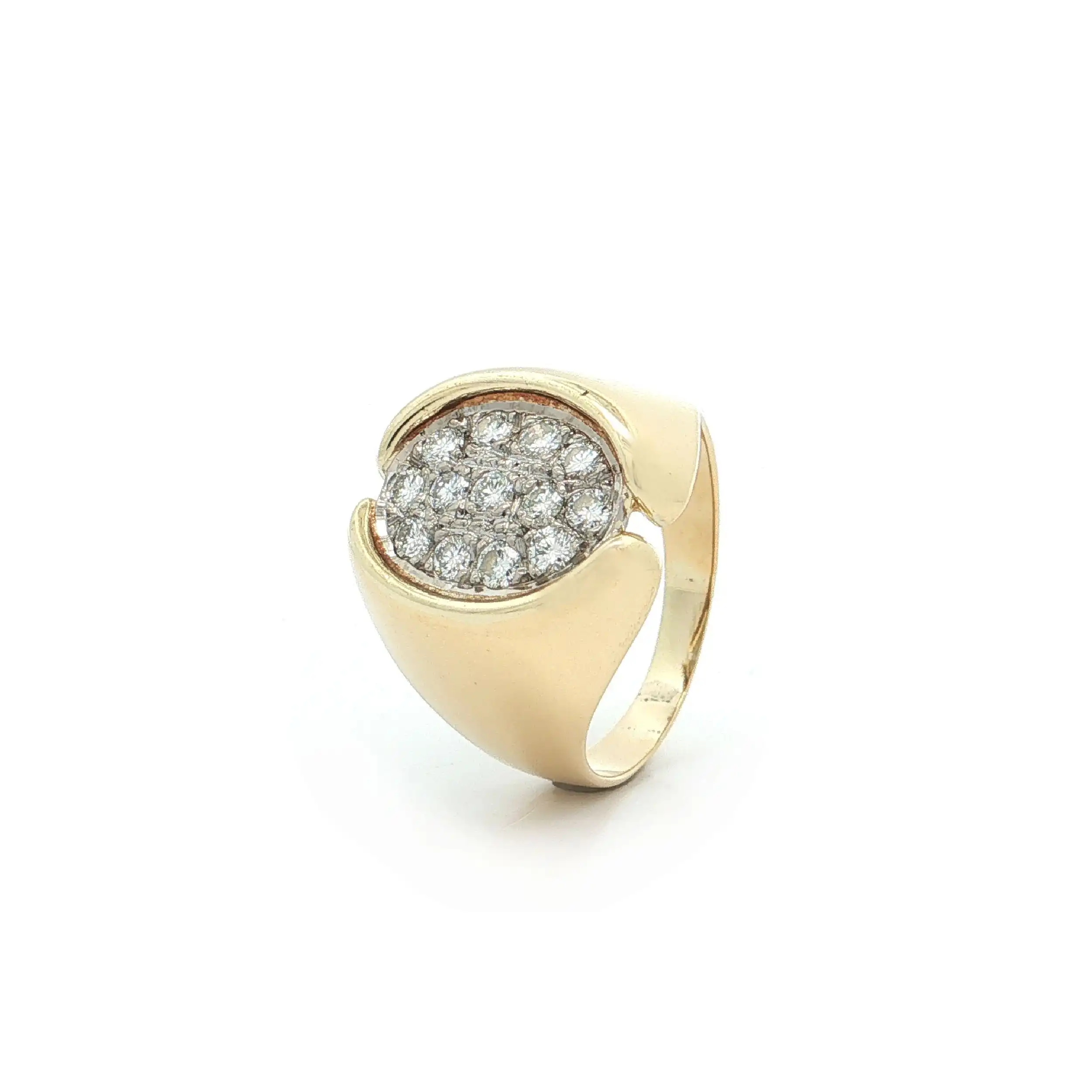 Ring Gelbgold mit Brillanten