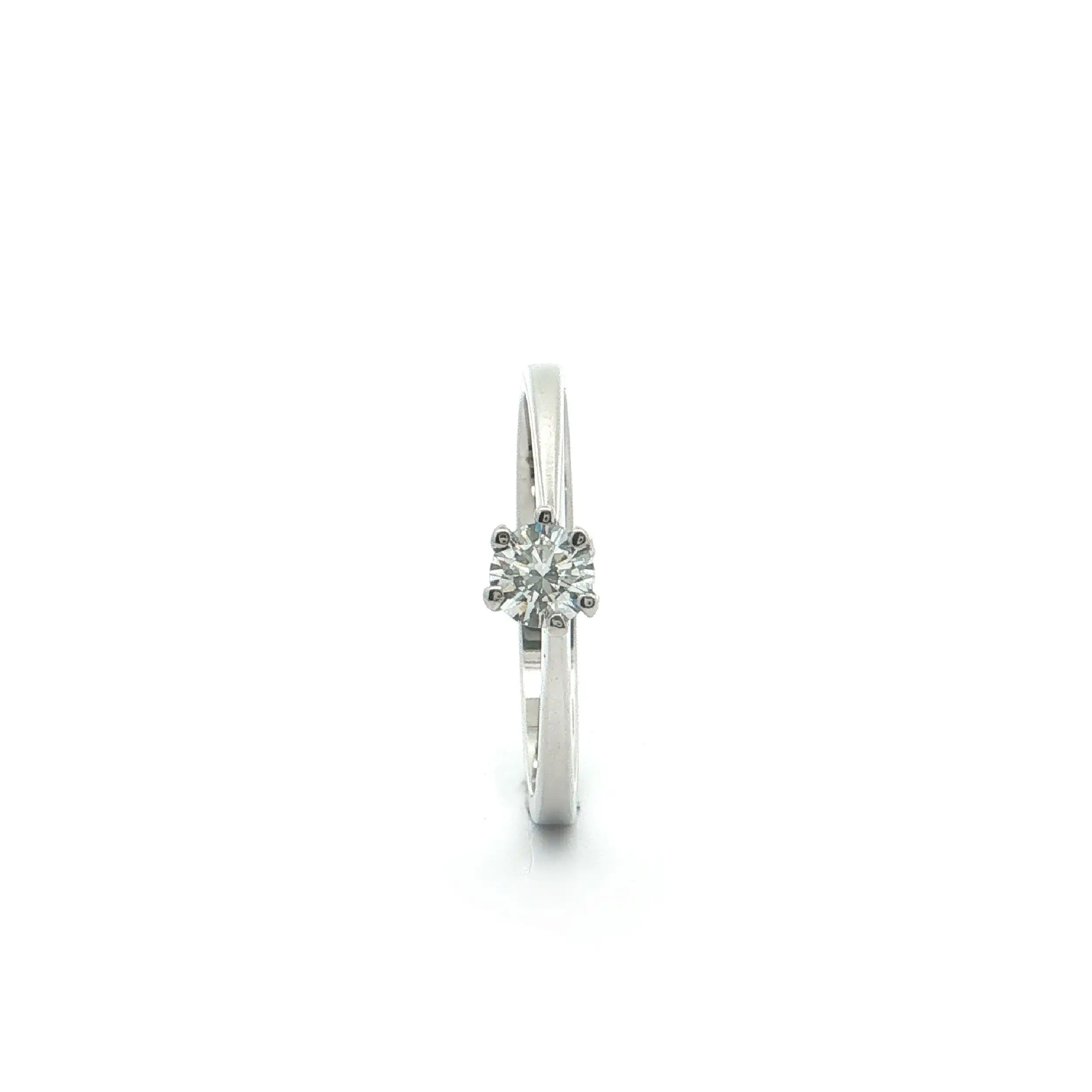 Solitärring Weißgold mit Brillant Solitärring Weißgold mit Brillant