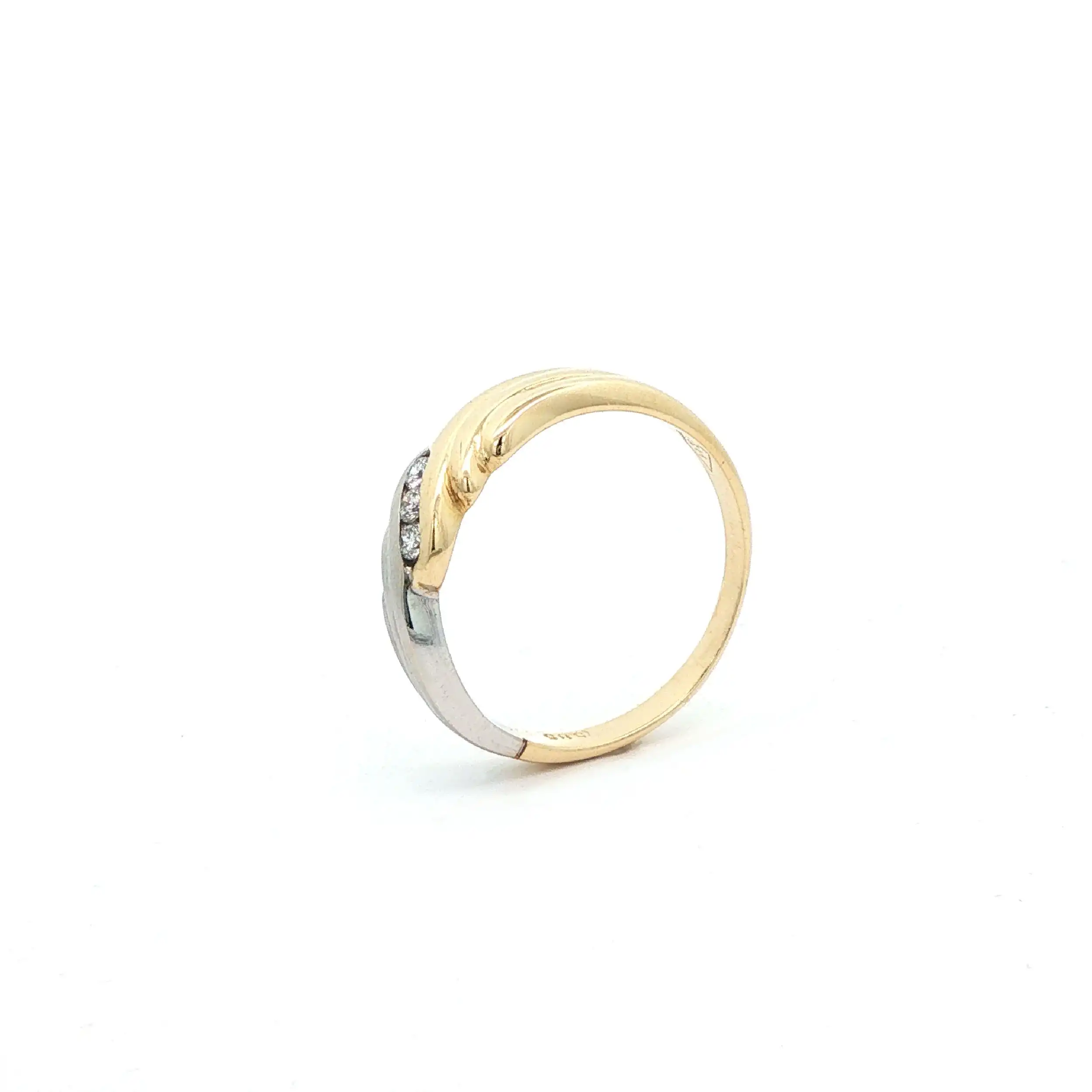 Ring Bicolor mit Brillanten Ring Bicolor mit Brillanten