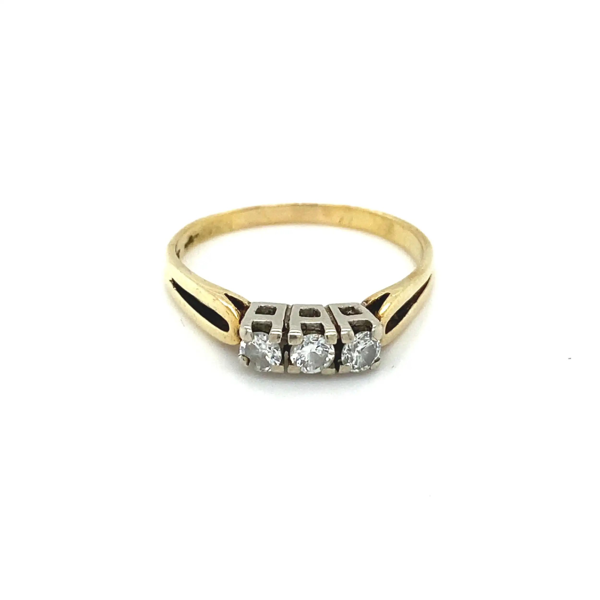 Ring Bicolor mit Brillanten Ring Bicolor mit Brillanten