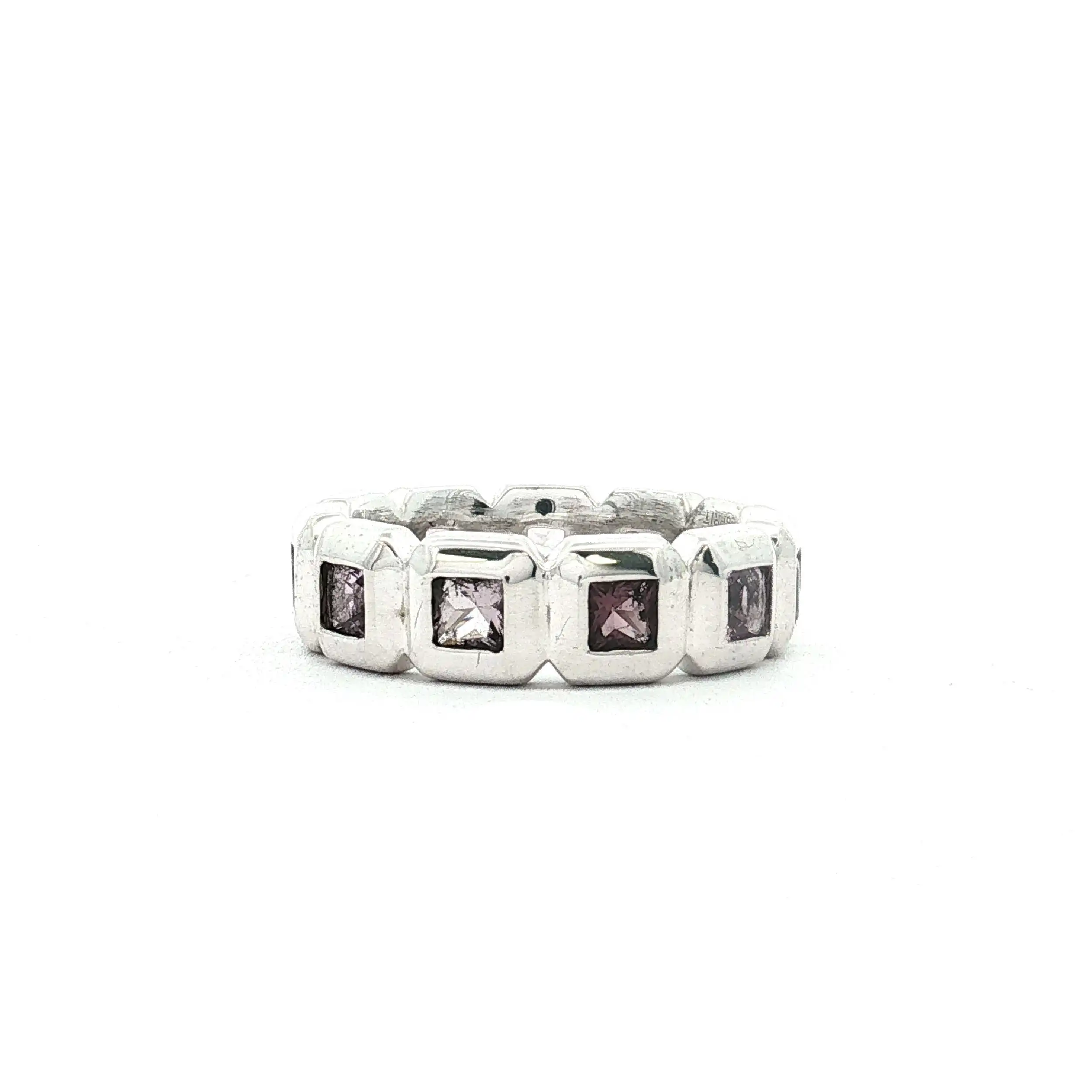 Ring silber Esprit mit rosa Steinen