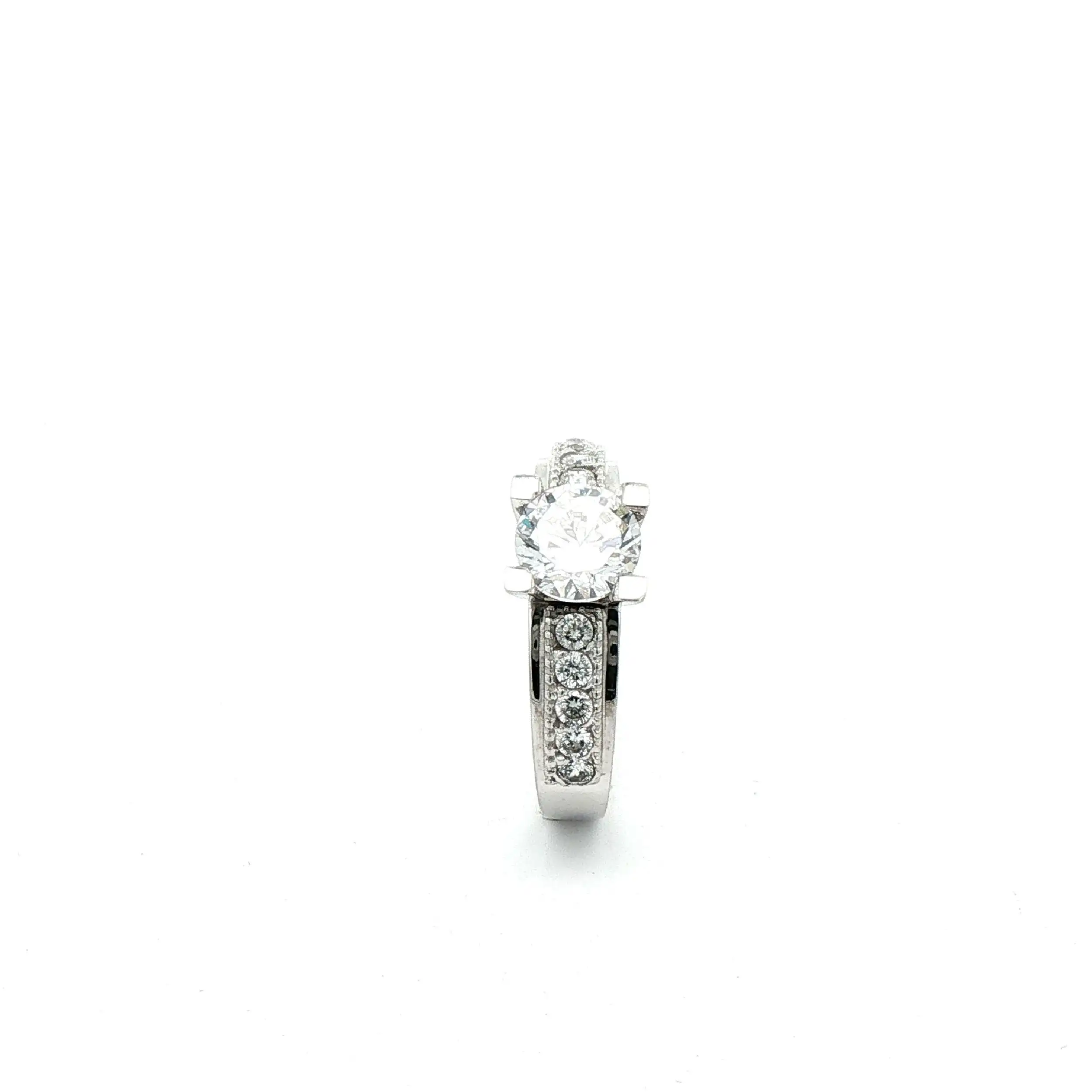 Ring Weißgold mit Zirkonia