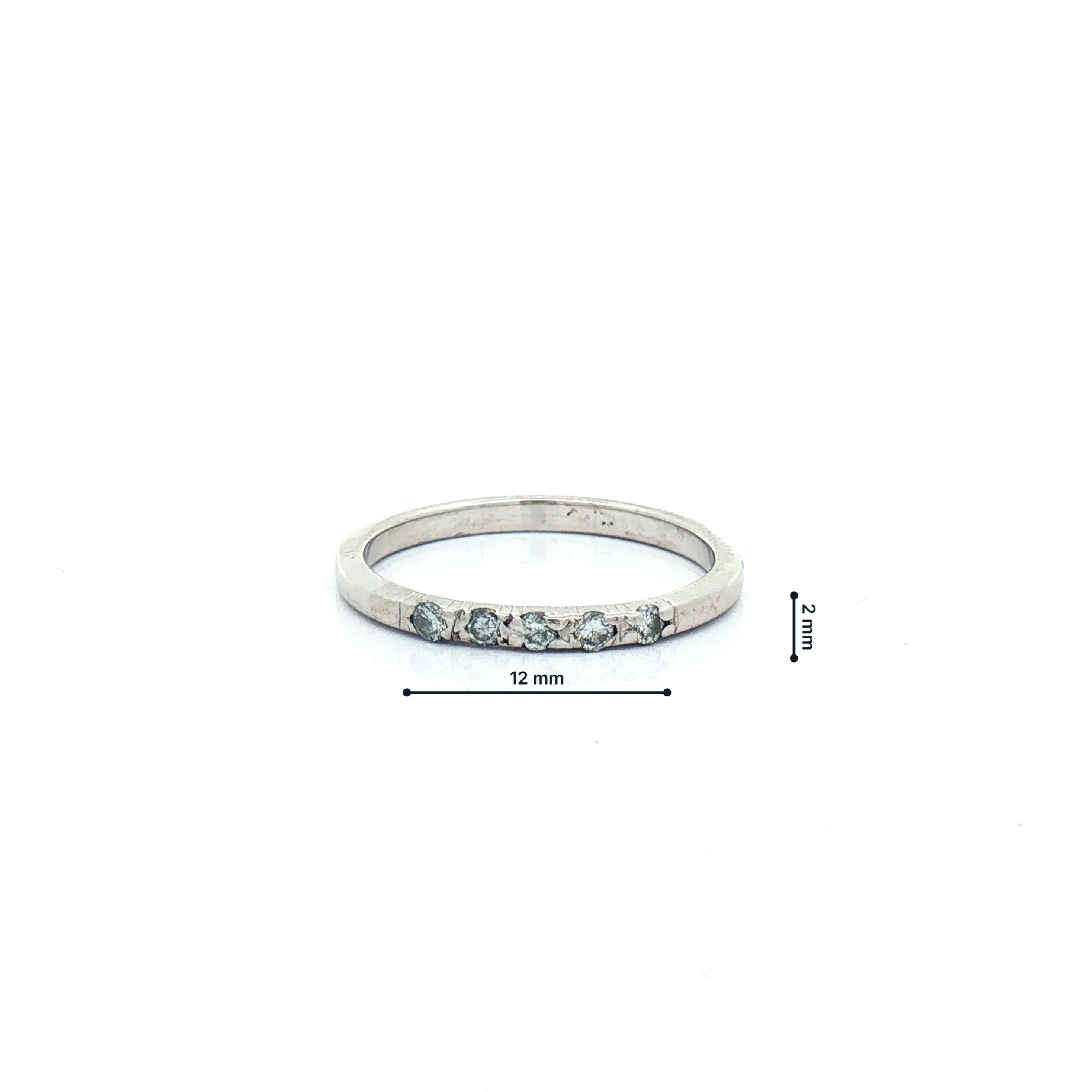 Ring Weißgold mit Brillanten