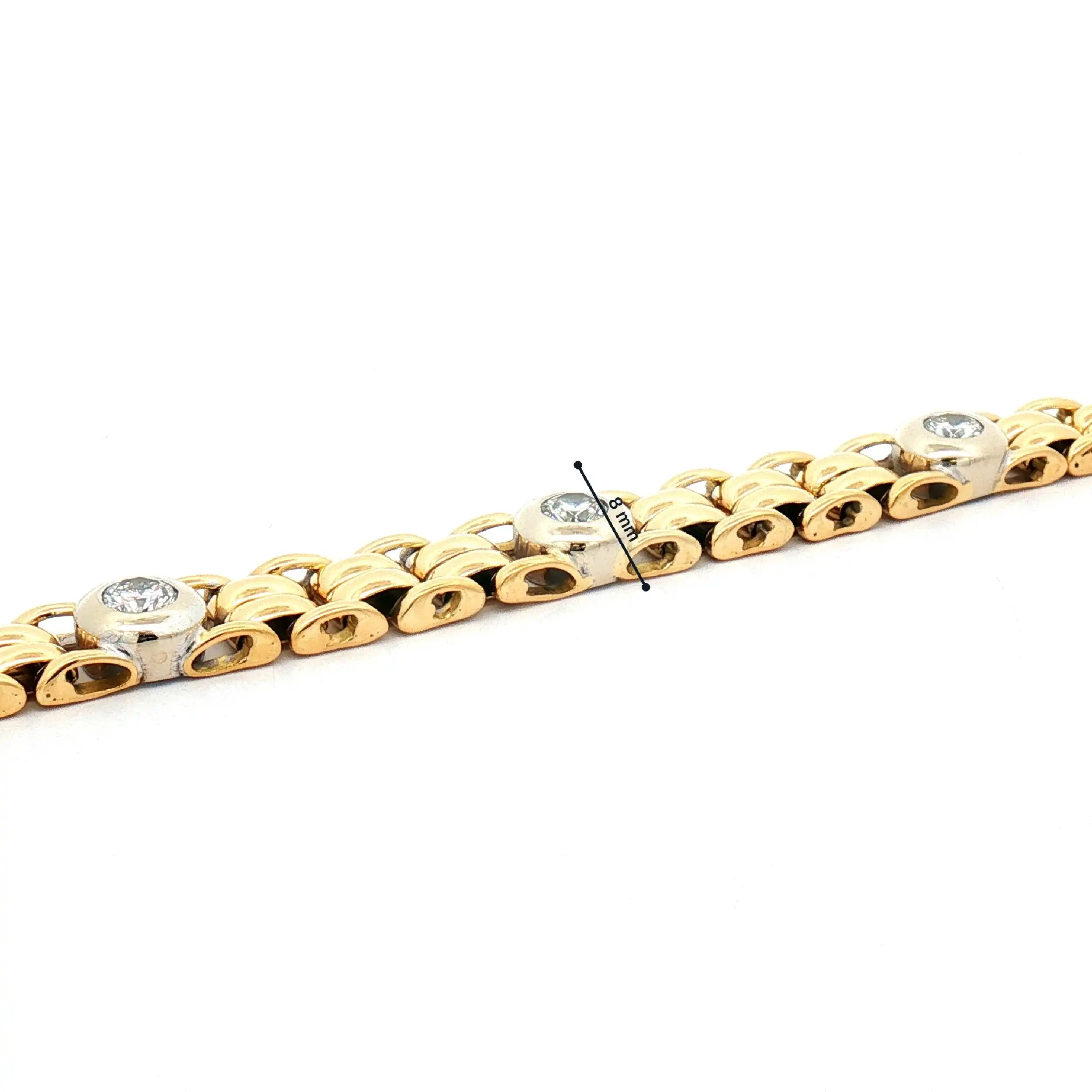 Armband Bicolor mit Brillanten