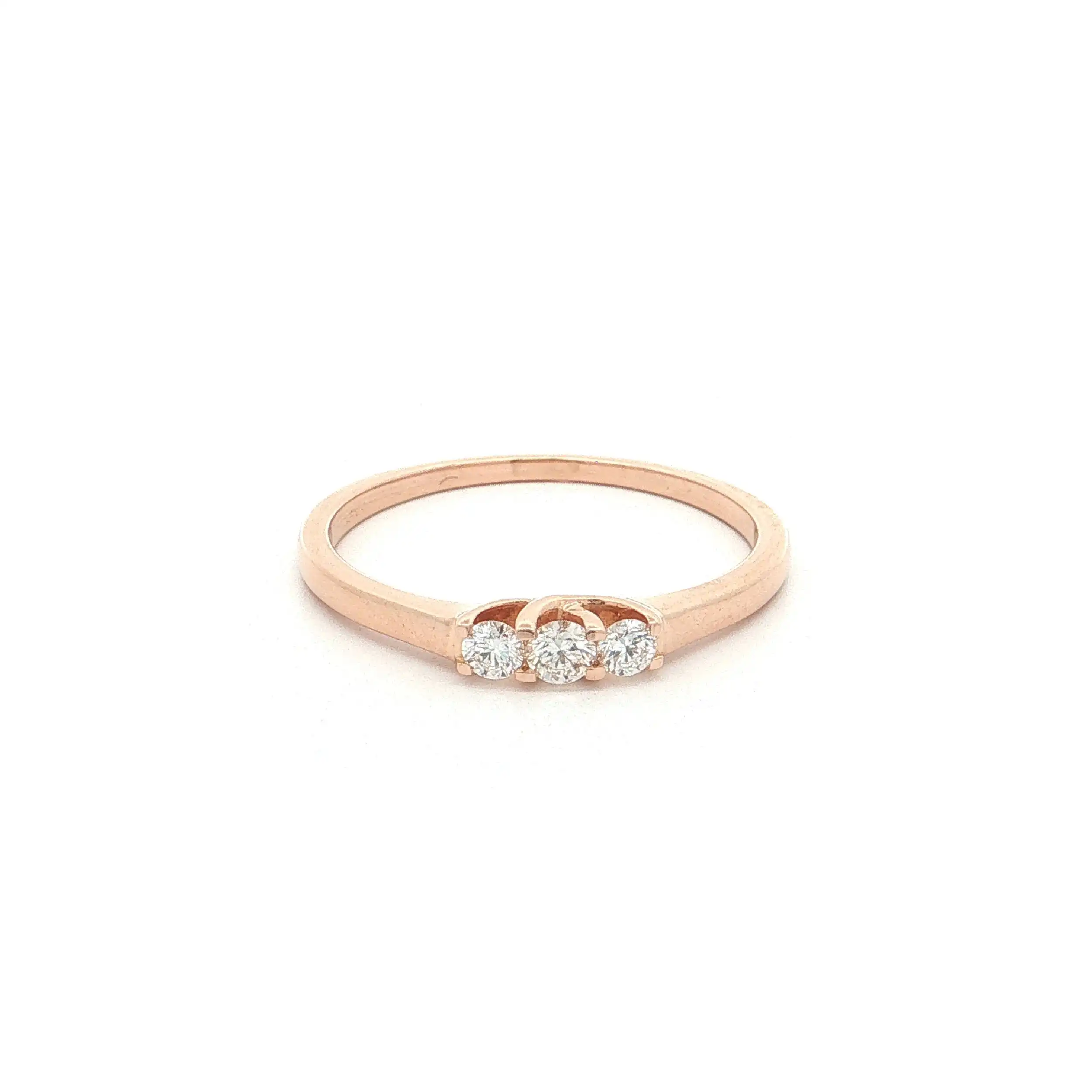 Ring Roségold mit Brillanten Ring Roségold mit Brillanten