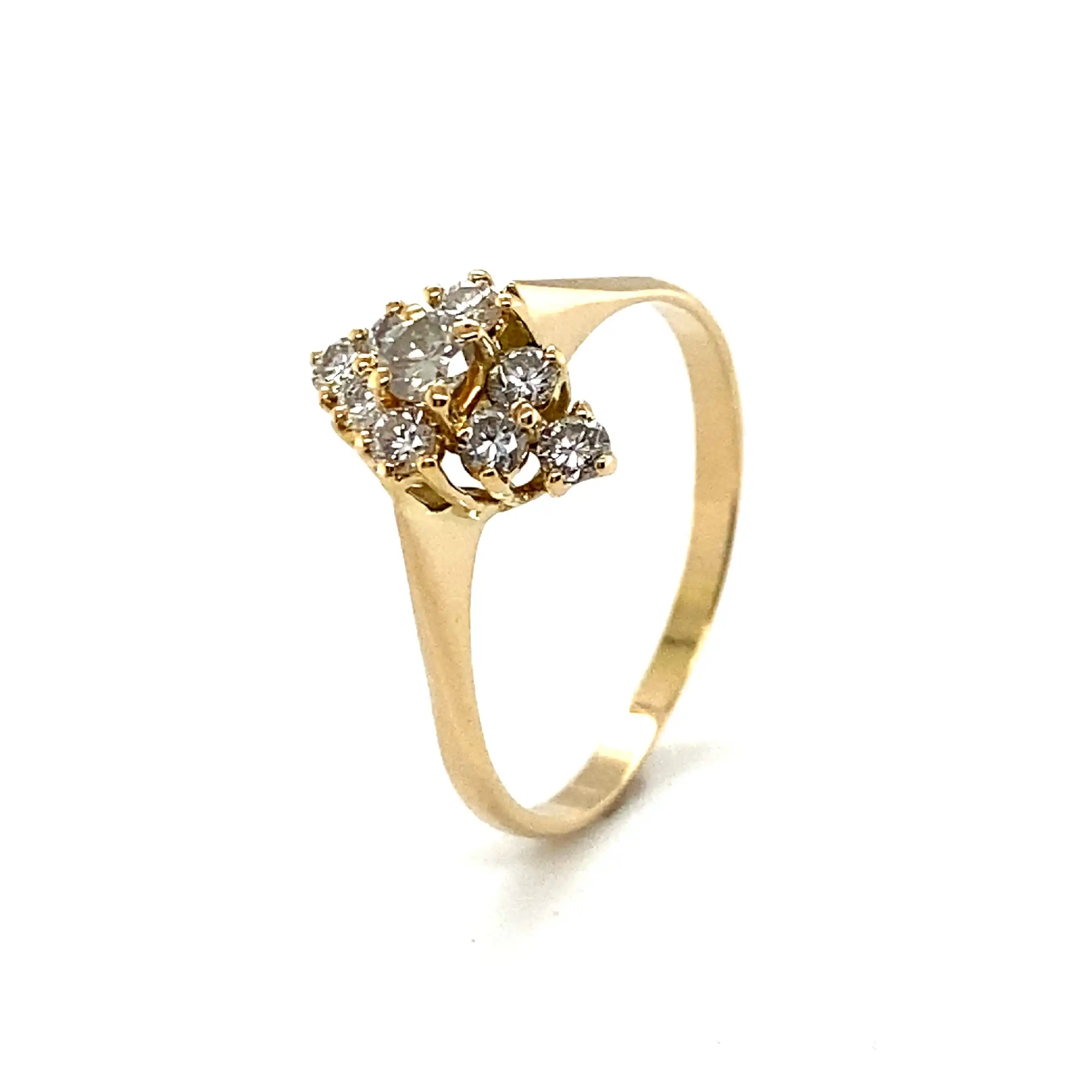 Ring Gelbgold mit Brillanten Ring Gelbgold mit Brillanten
