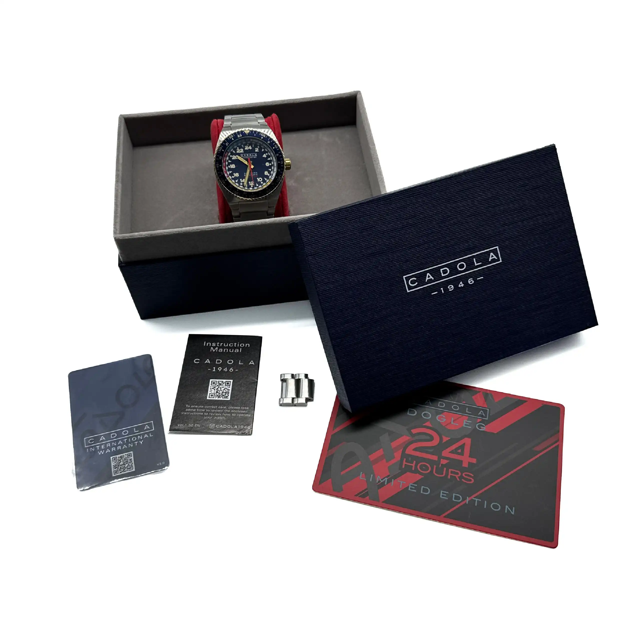 Herrenuhr Cadola Dog Head 24 Stunden Automatikuhr CD-1030 mit Box Herrenuhr Cadola Dog Head 24 Stunden Automatikuhr CD-1030 mit Box