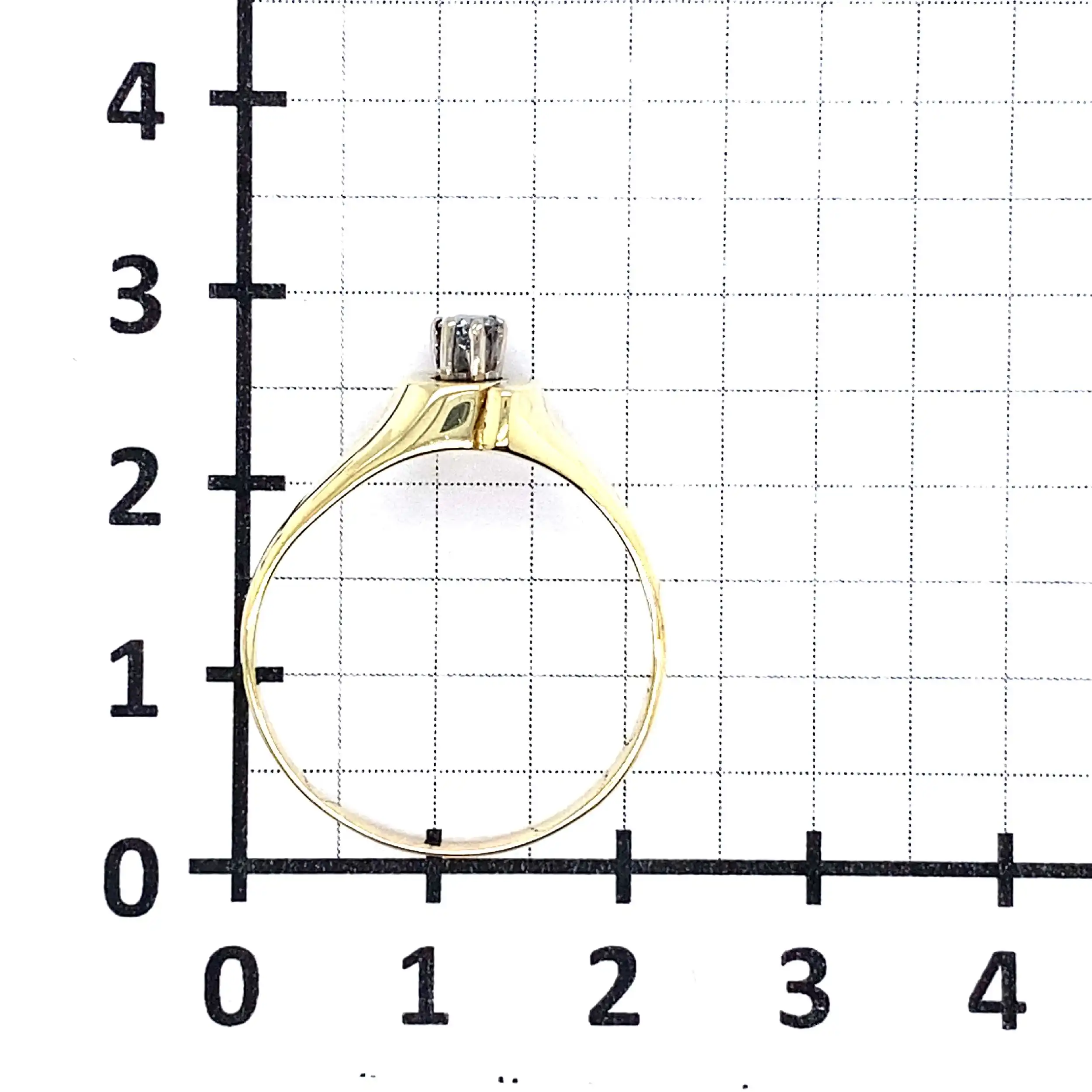Ring Gelbgold mit Brillant Ring Gelbgold mit Brillant