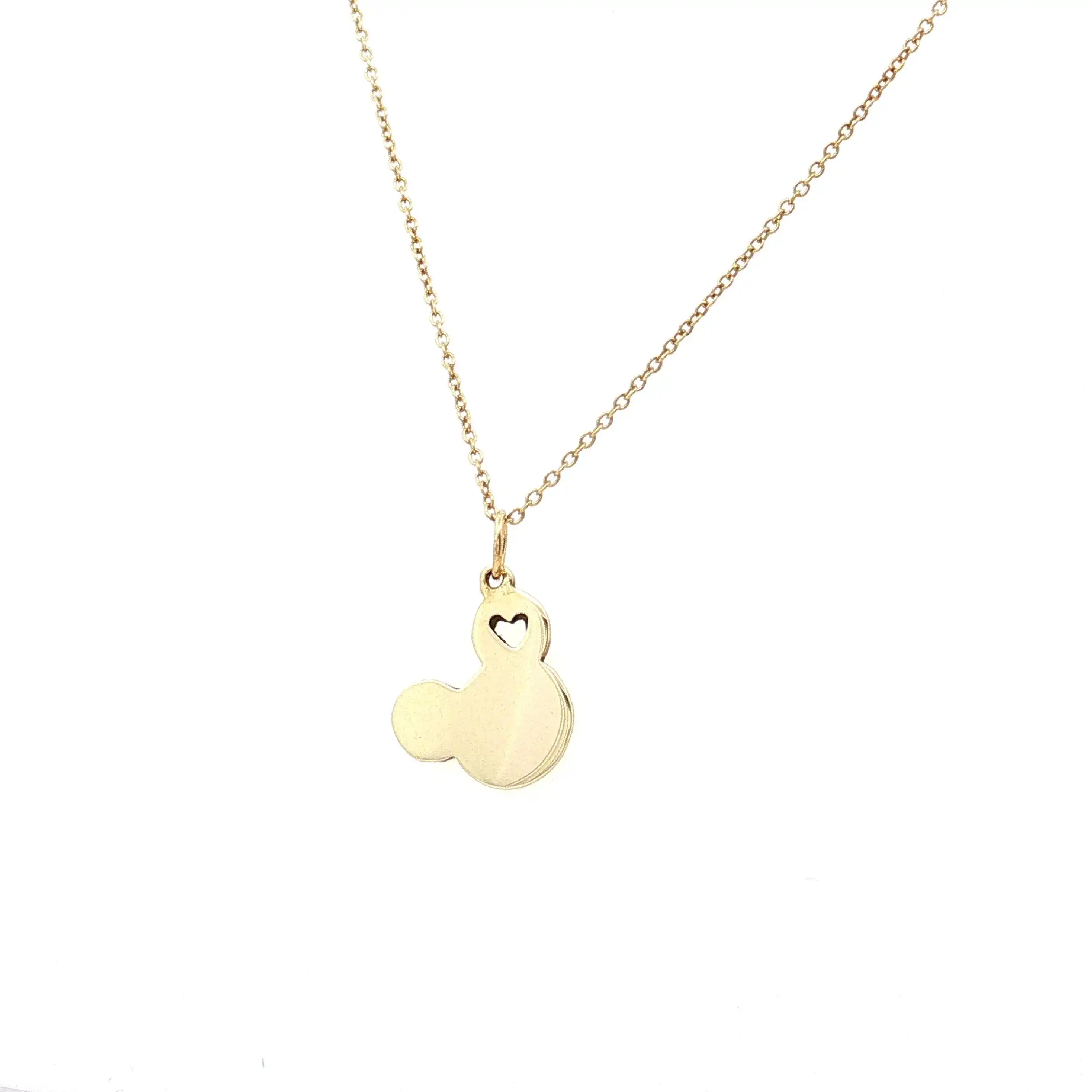 Kette mit Anhänger Gelbgold Mikey Mouse