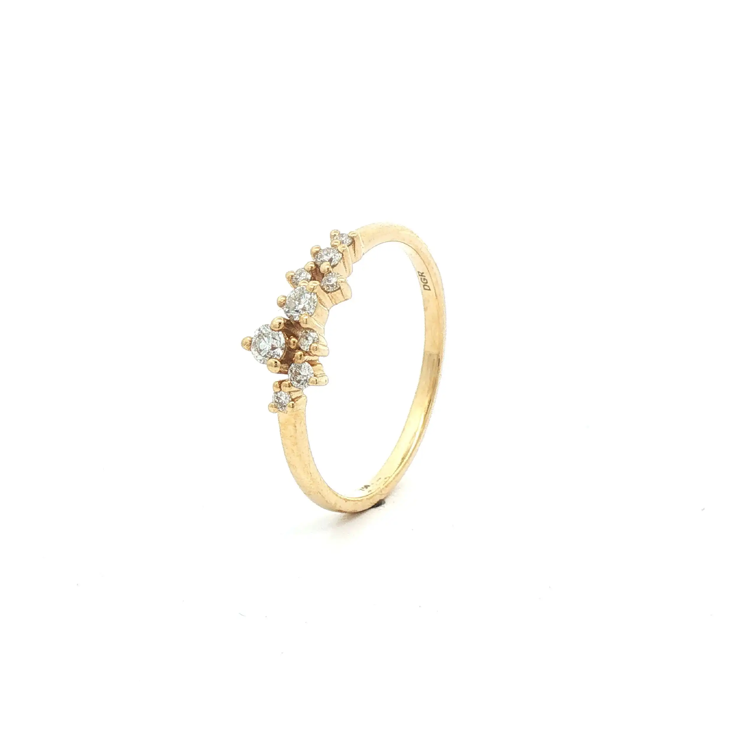 Ring Gelbgold mit Brillanten Ring Gelbgold mit Brillanten