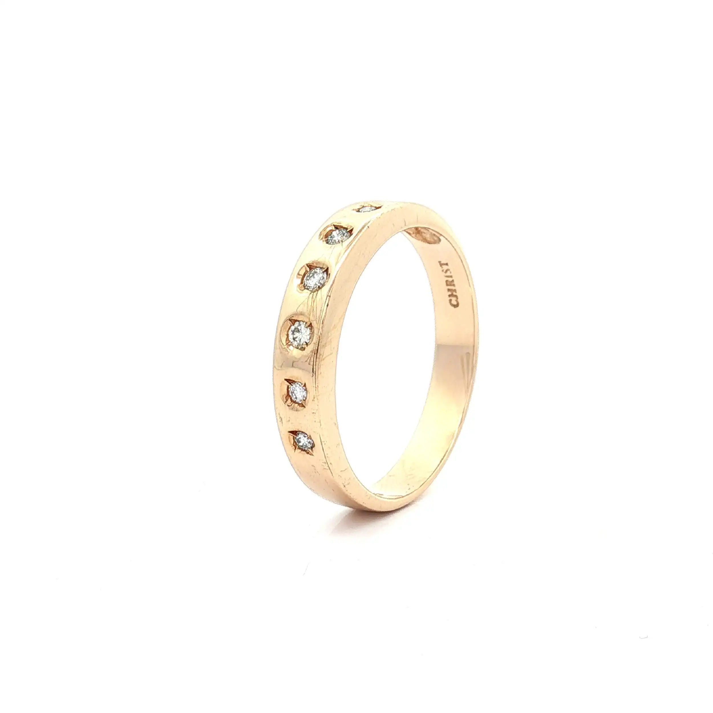 Ring Gelbgold Christ mit Brillanten Ring Gelbgold Christ mit Brillanten