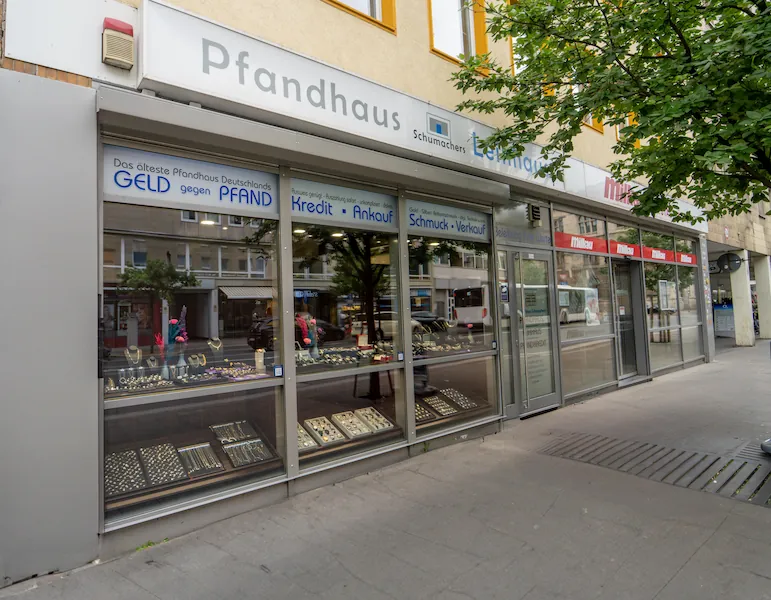 Pfandhaus Schumachers Braunschweig Eingang