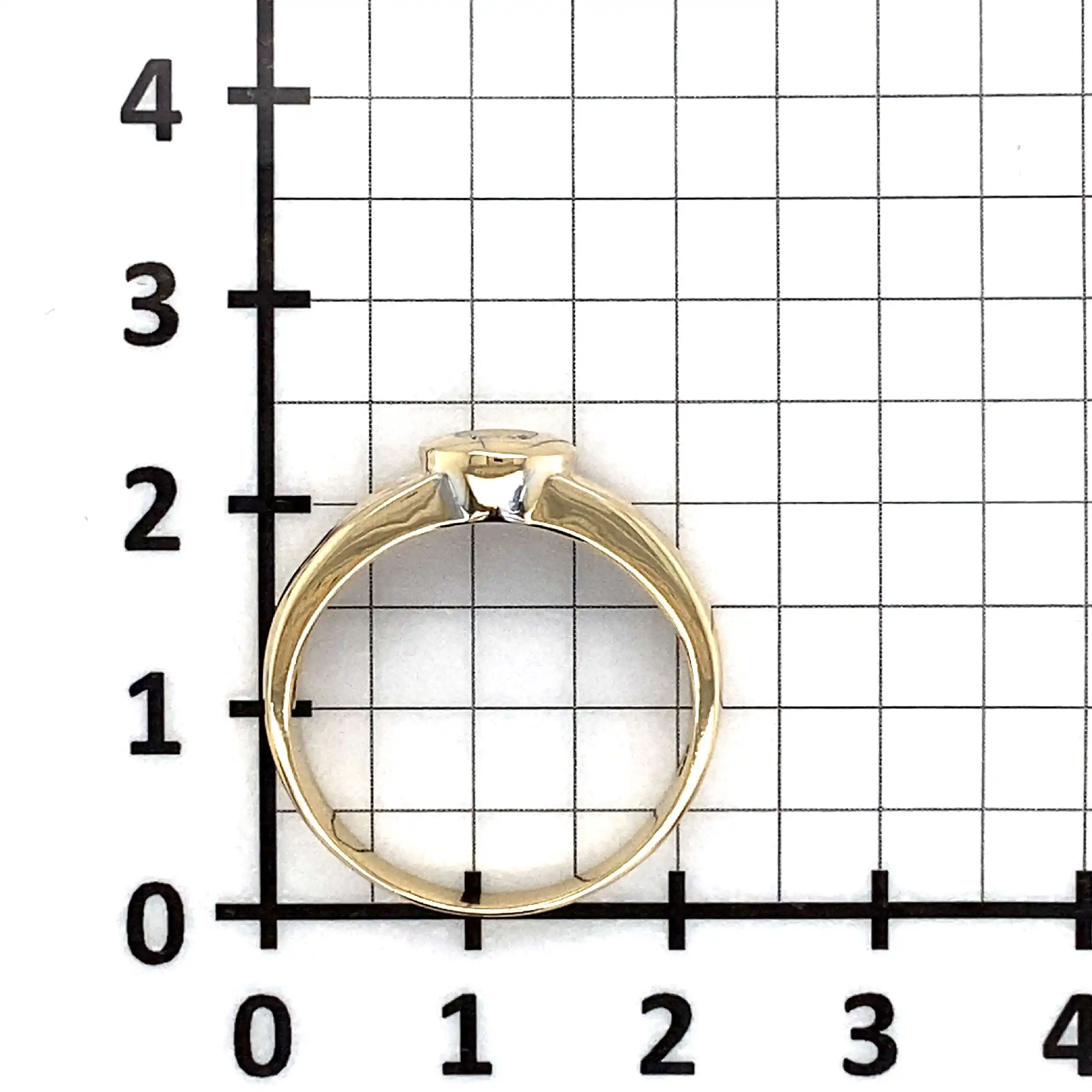 Ring Gelbgold mit Brillant Ring Gelbgold mit Brillant