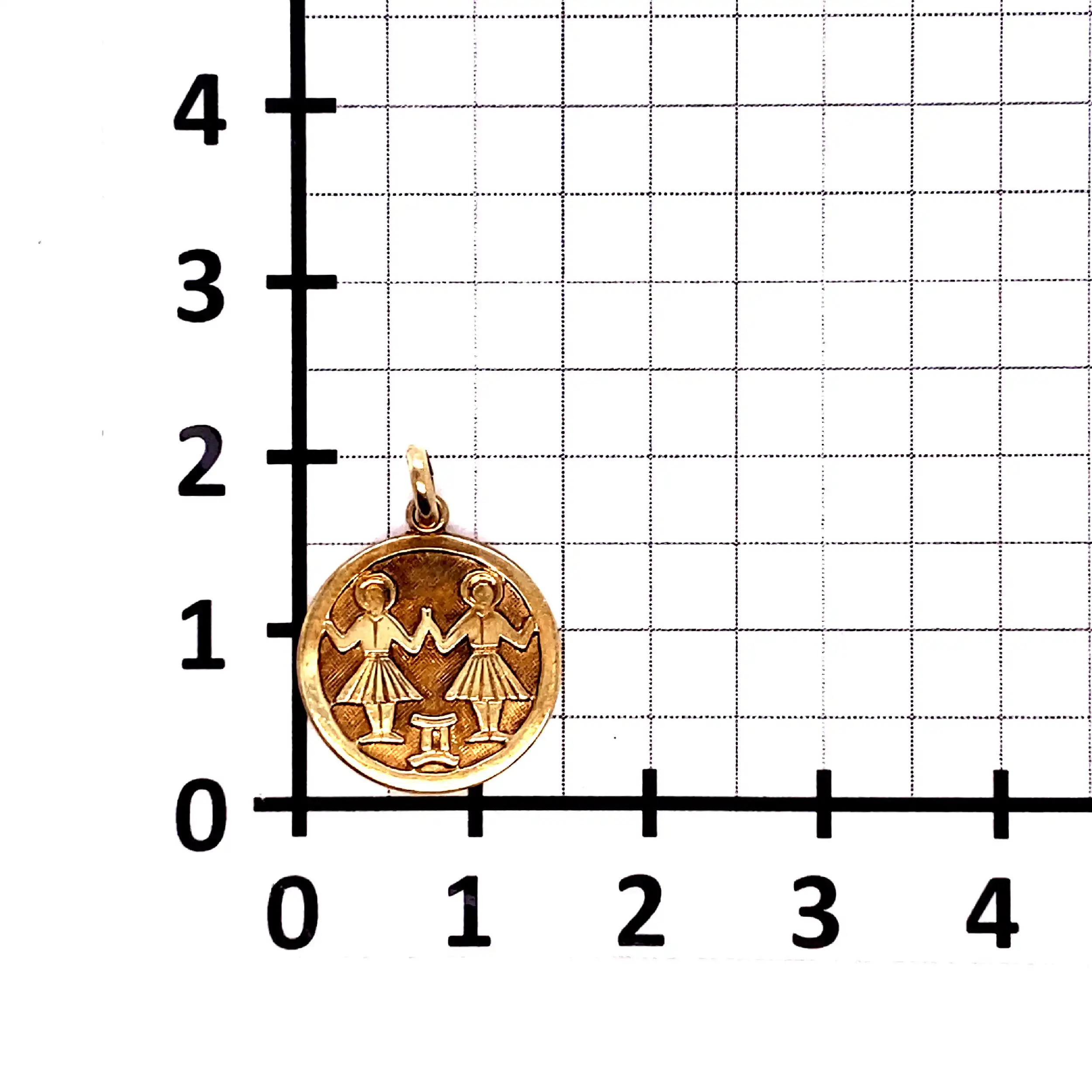 Anhänger Gelbgold Zwilling Anhänger Gelbgold Zwilling