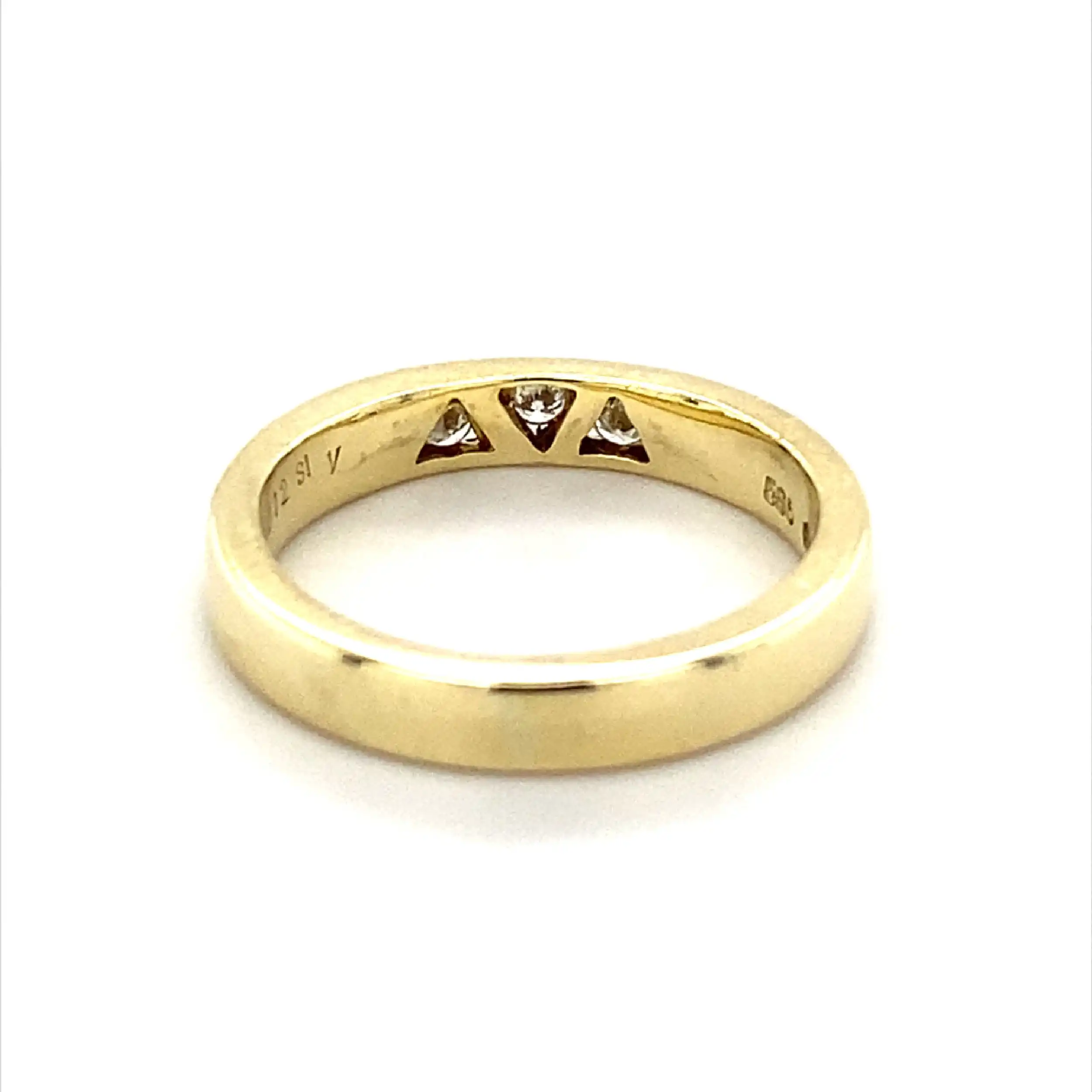 Ring Gelbgold mit Brillanten Ring Gelbgold mit Brillanten