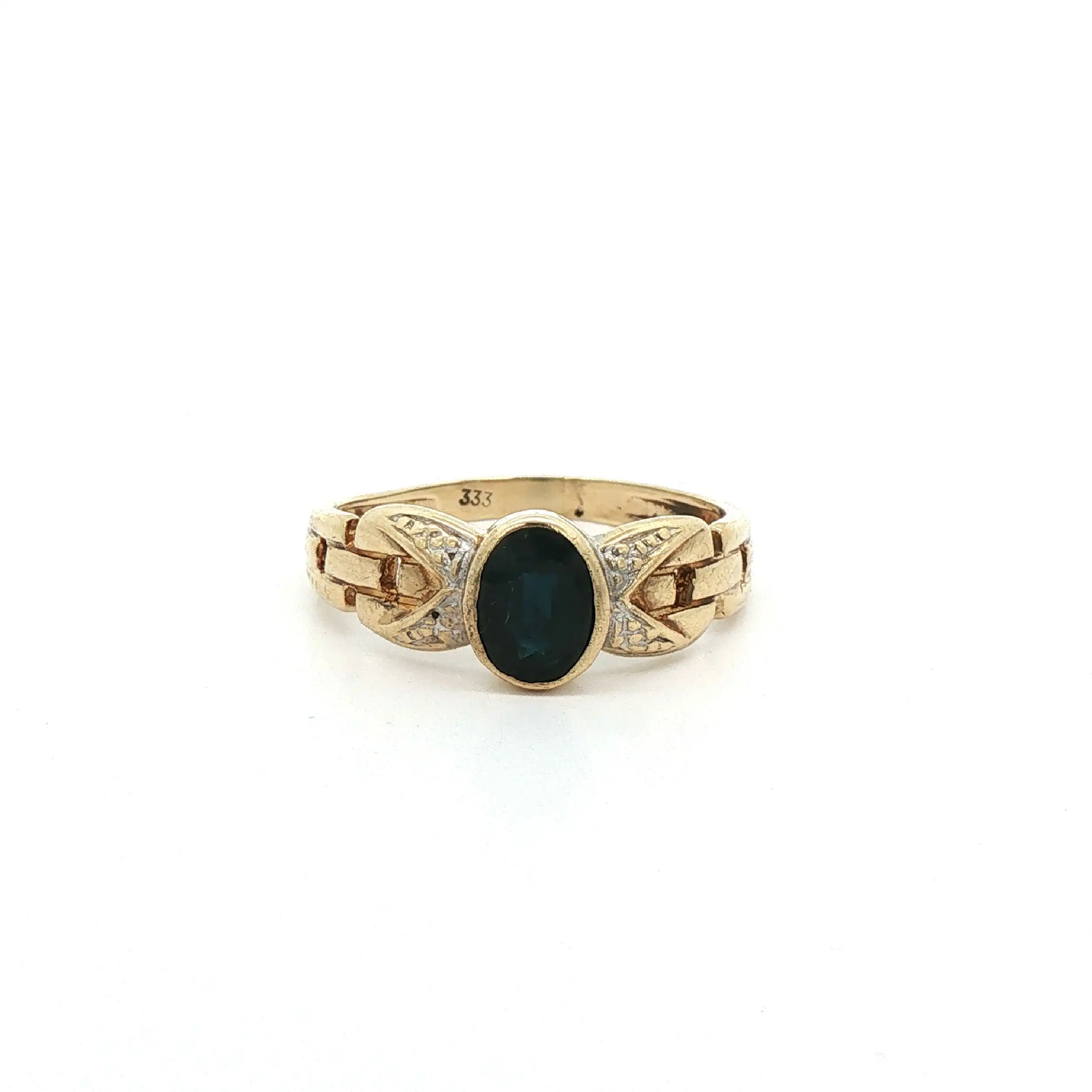 RIng Gelbgold mit blauen Stein RIng Gelbgold mit blauen Stein