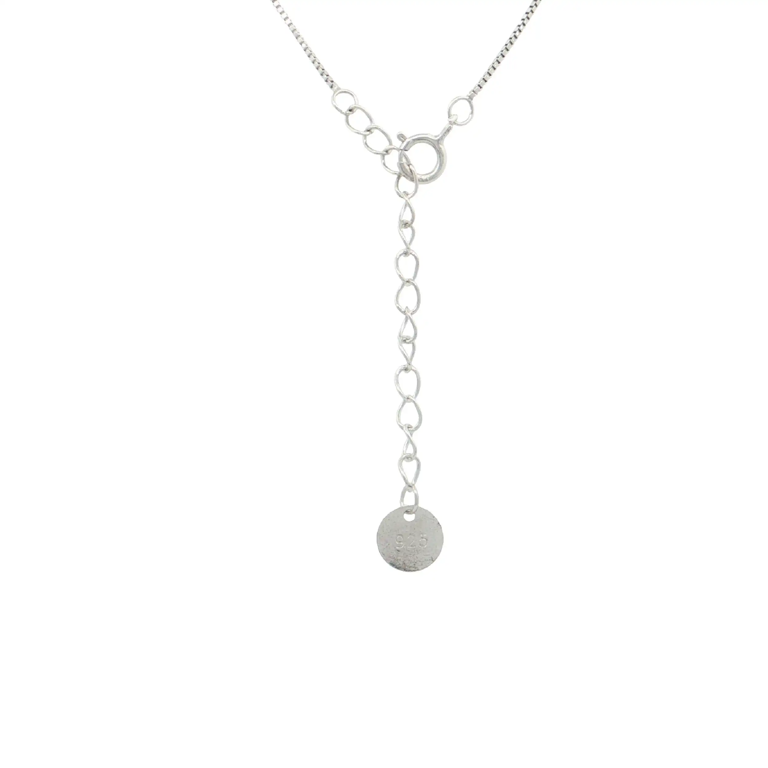 Kette Silber mit Herzanhänger mit Zirkonia