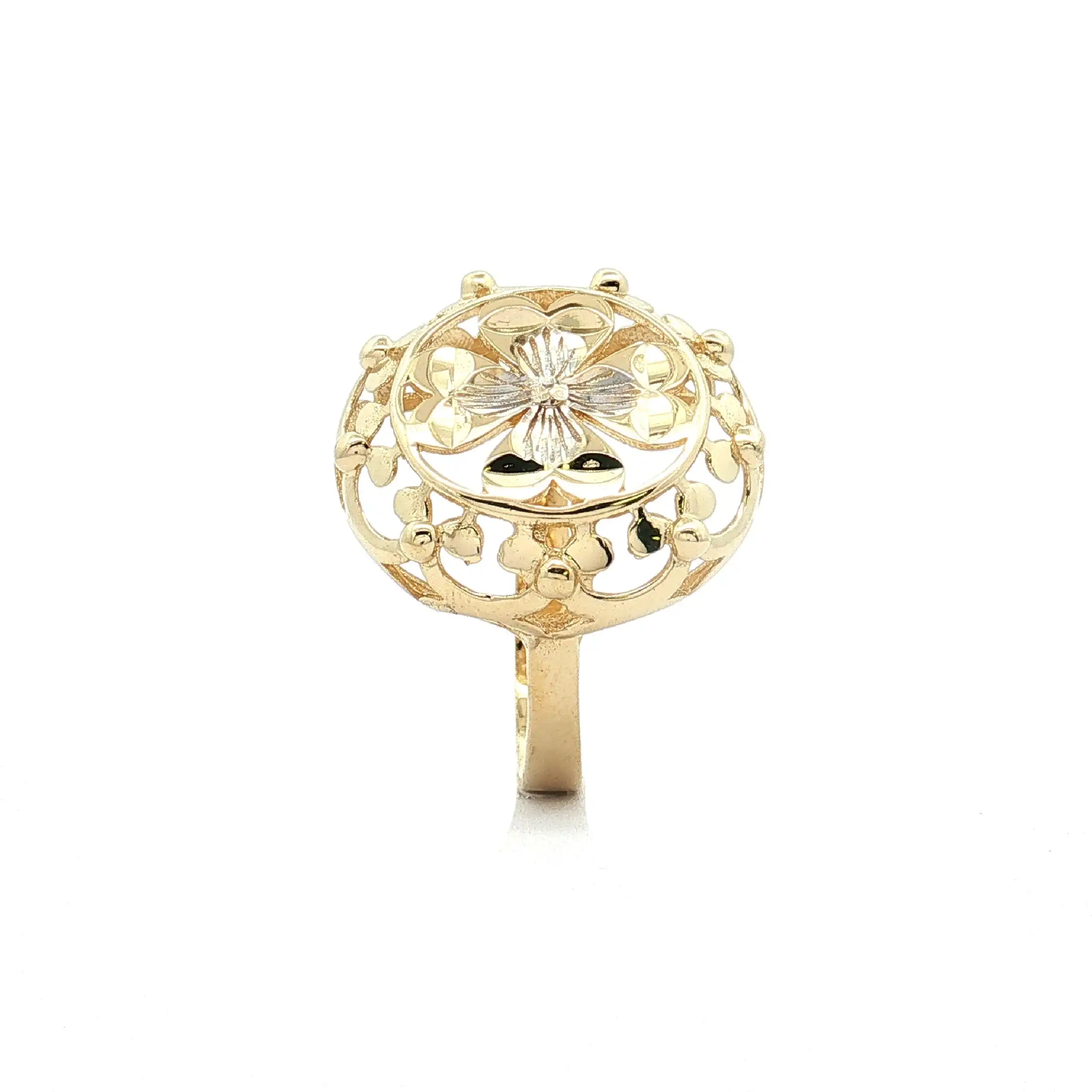 Ring Gelbgold Blume Ring Gelbgold Blume