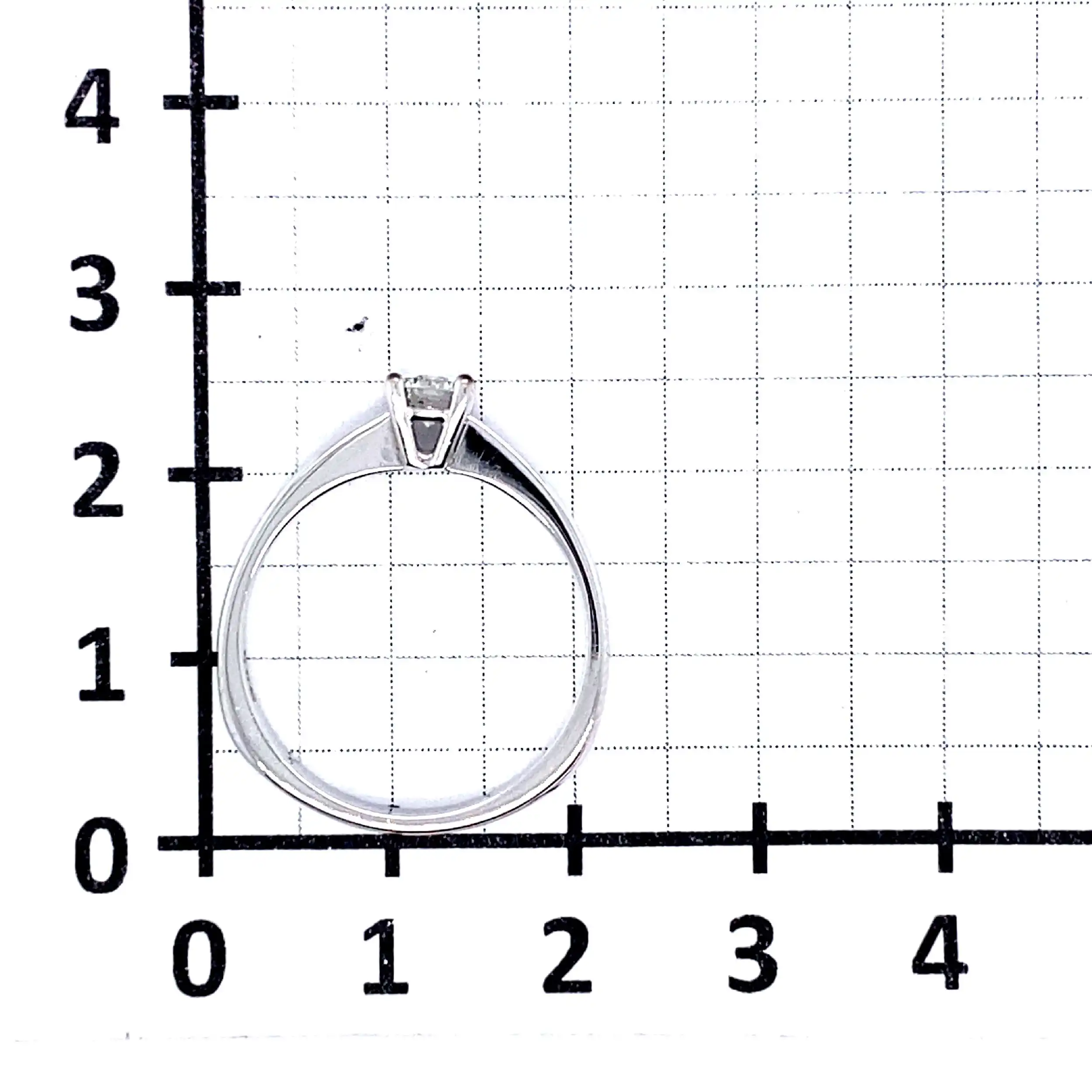 Ring Weißgold mit Solitär Brillant Ring Weißgold mit Solitär Brillant