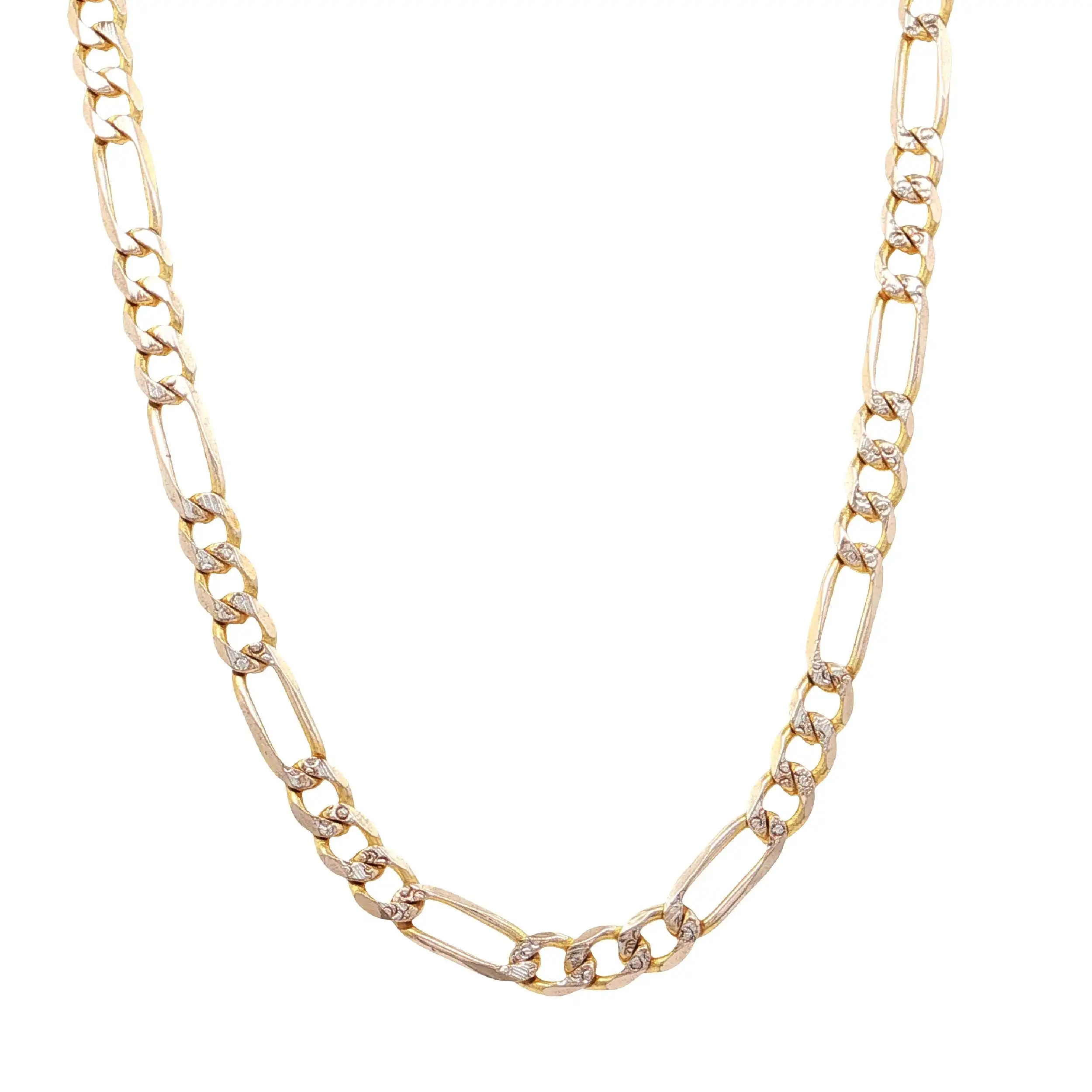 Figarokette Gelbgold gemustert