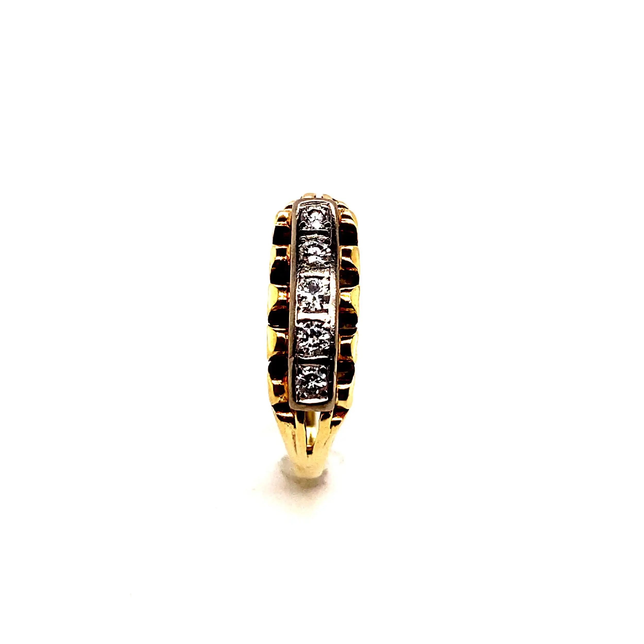 Ring Bicolor mit Brillanten Ring Bicolor mit Brillanten
