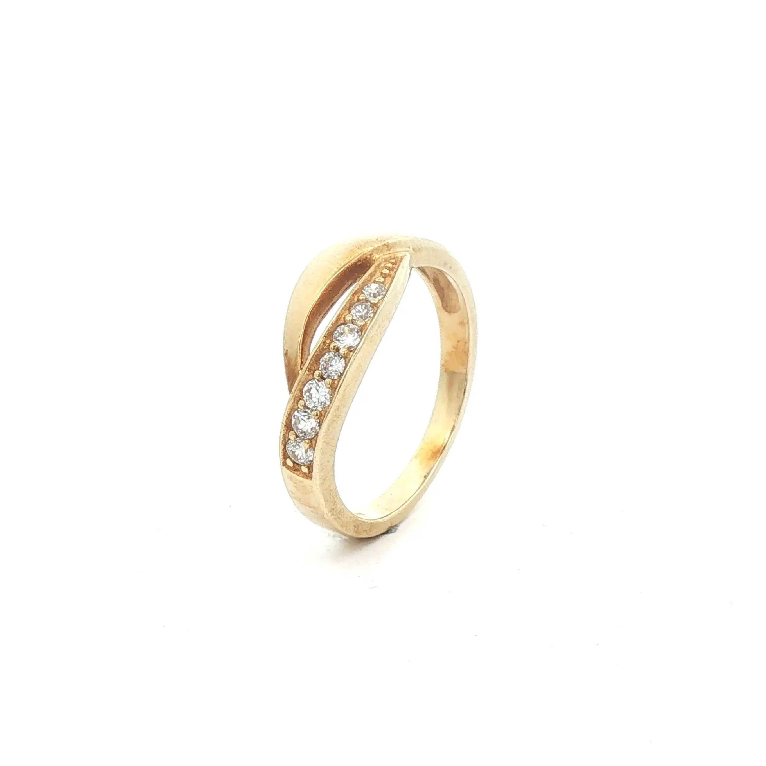Ring Gelbgold mit Zirkonia Ring Gelbgold mit Zirkonia