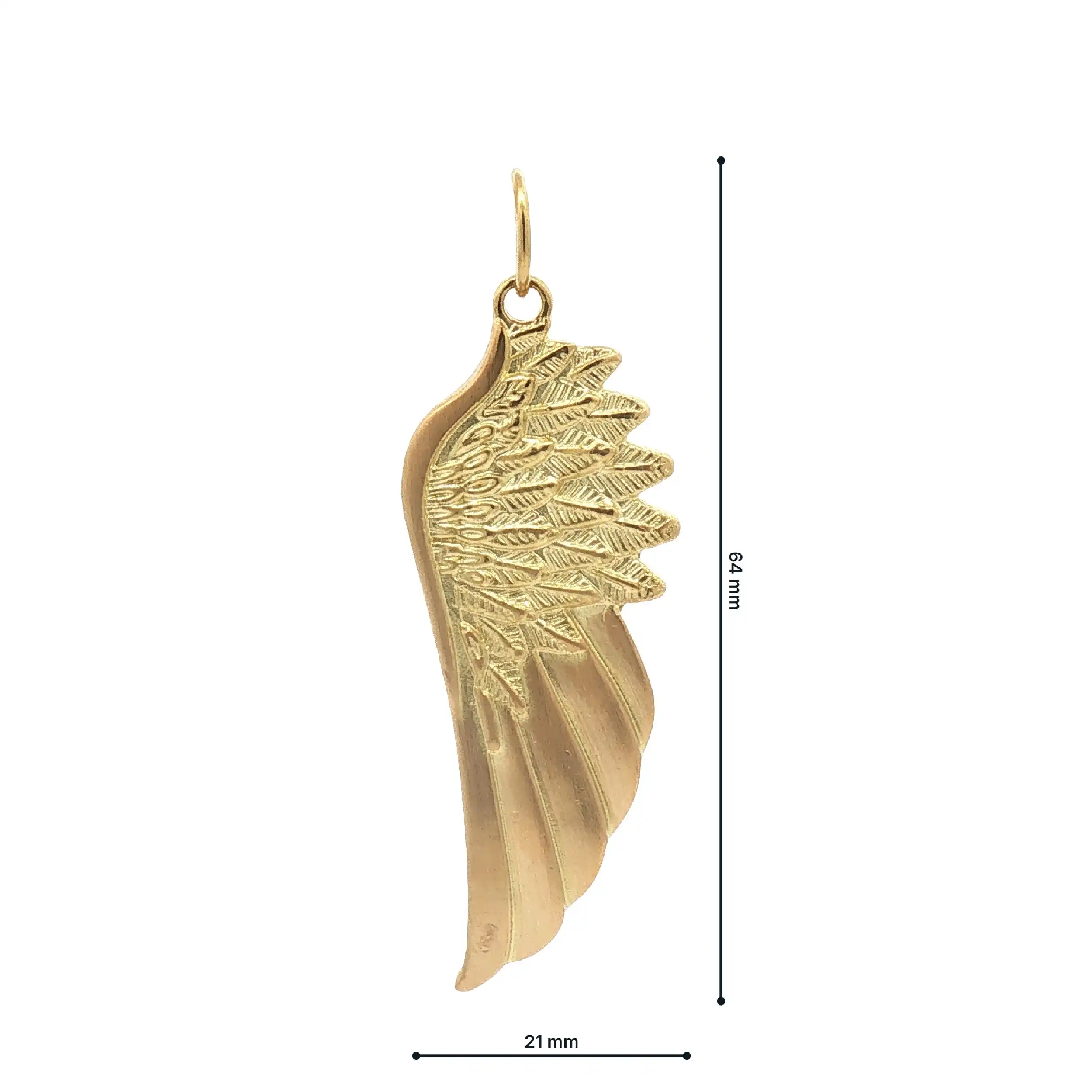 Anhänger Gelbgold Flügel Anhänger Gelbgold Flügel