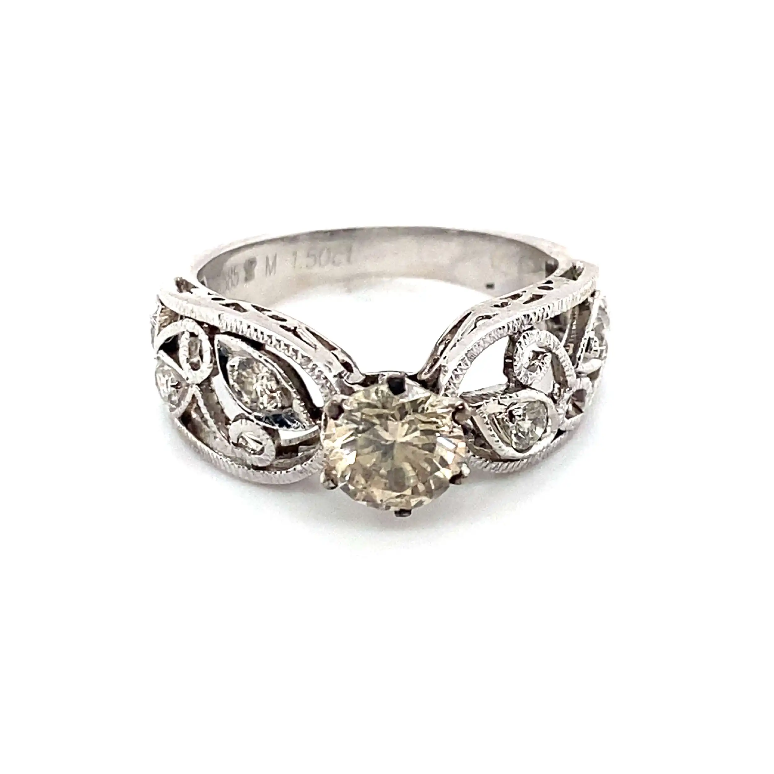 Ring Weißgold mit Brillanten ca. 1,50 ct Ring Weißgold mit Brillanten ca. 1,50 ct