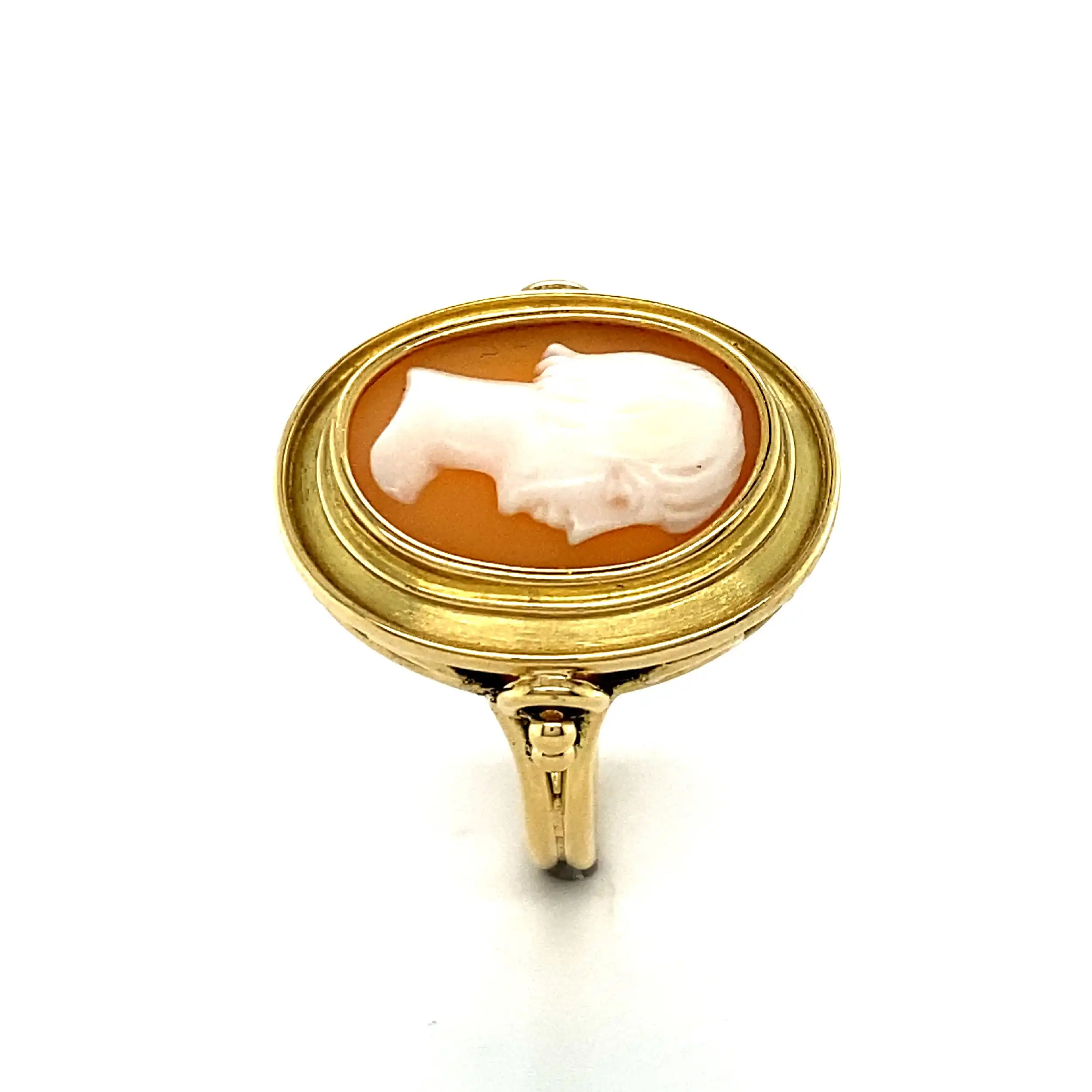 Ring Gelbgold mit Gemme Ring Gelbgold mit Gemme