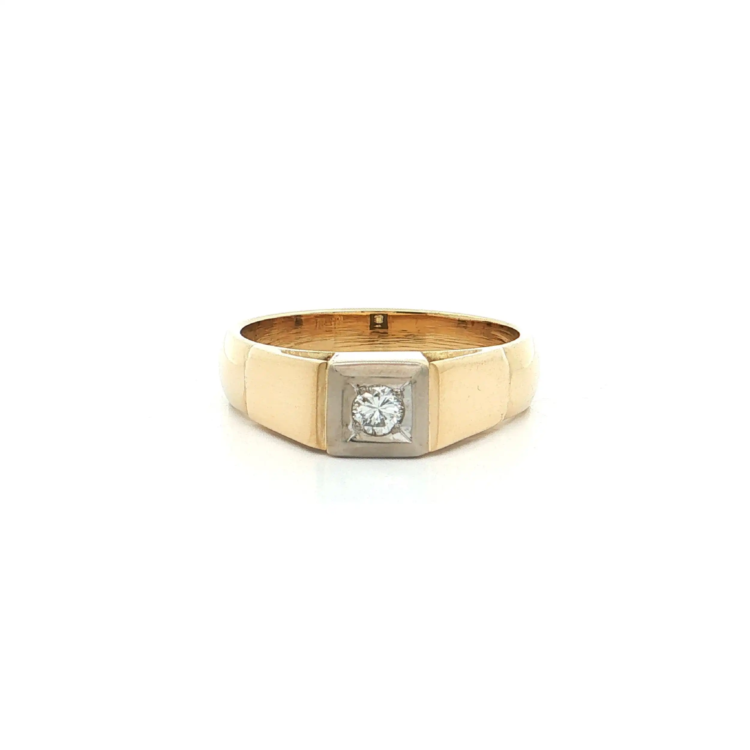Ring Bicolor mit Brillant "Niessing" Ring Bicolor mit Brillant "Niessing"