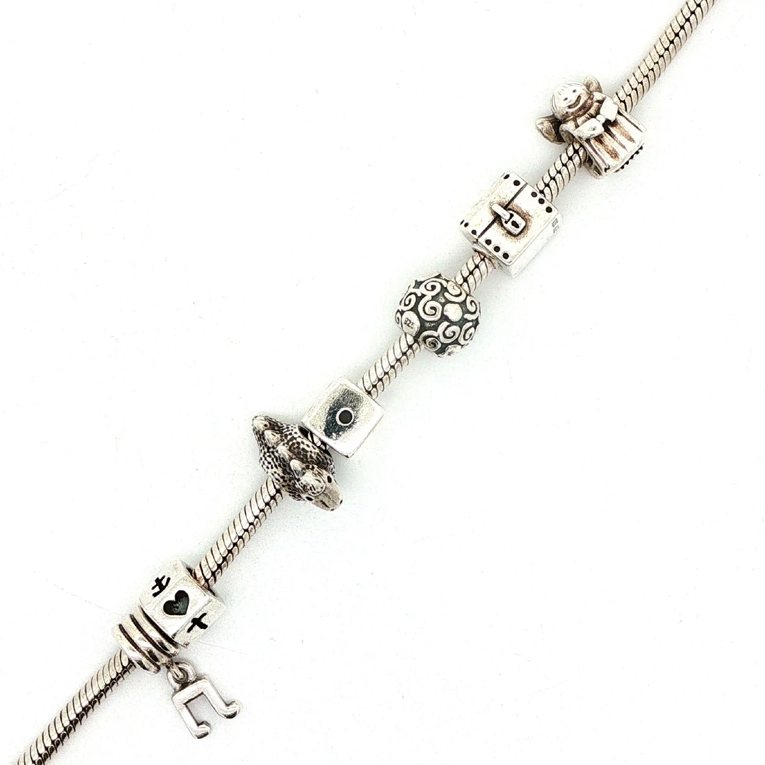 Armband Silber Pandora mit Charms