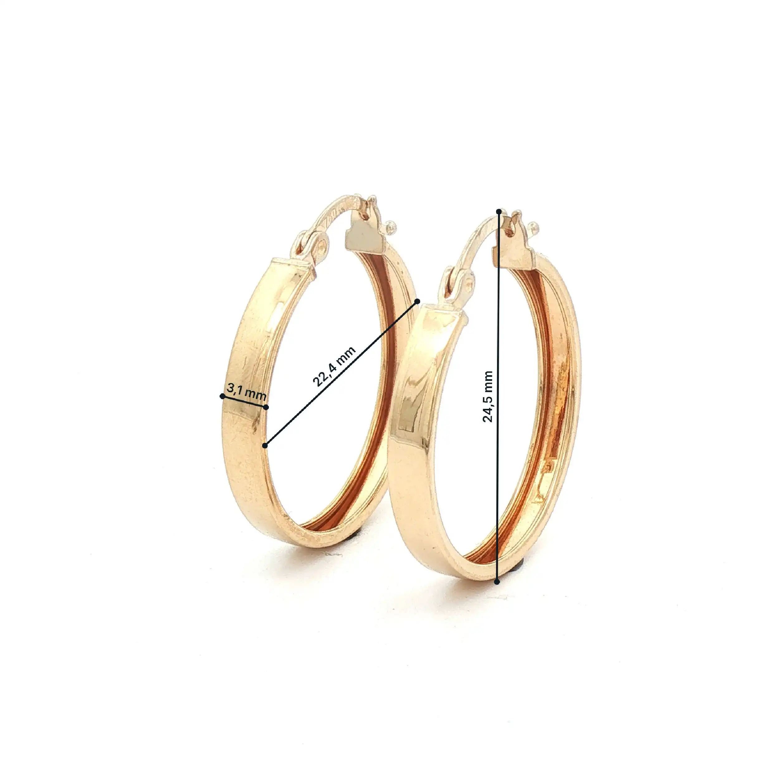 Creolen Gelbgold