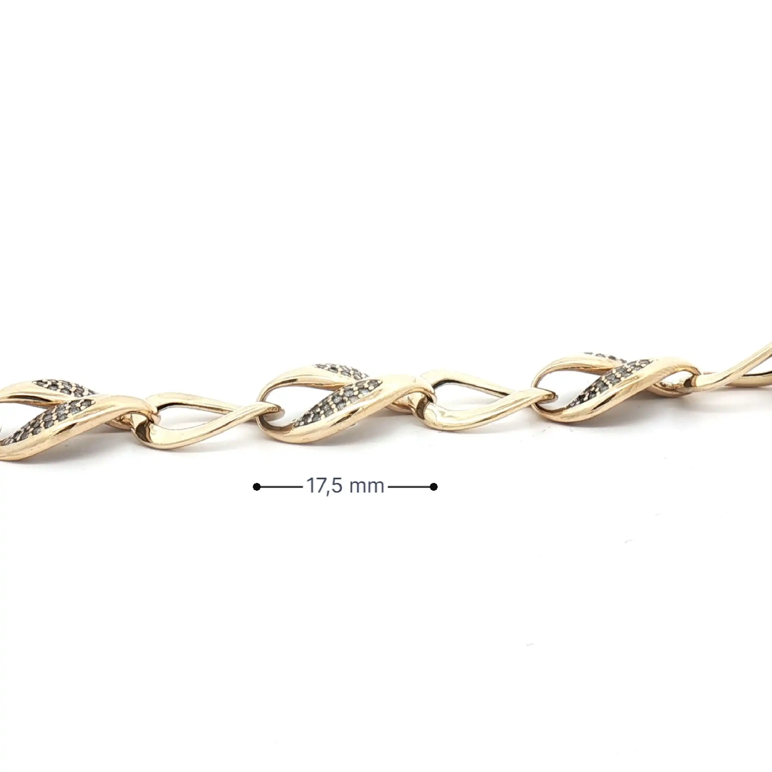 Armband Gelbgold mit Zirkonia Steinen