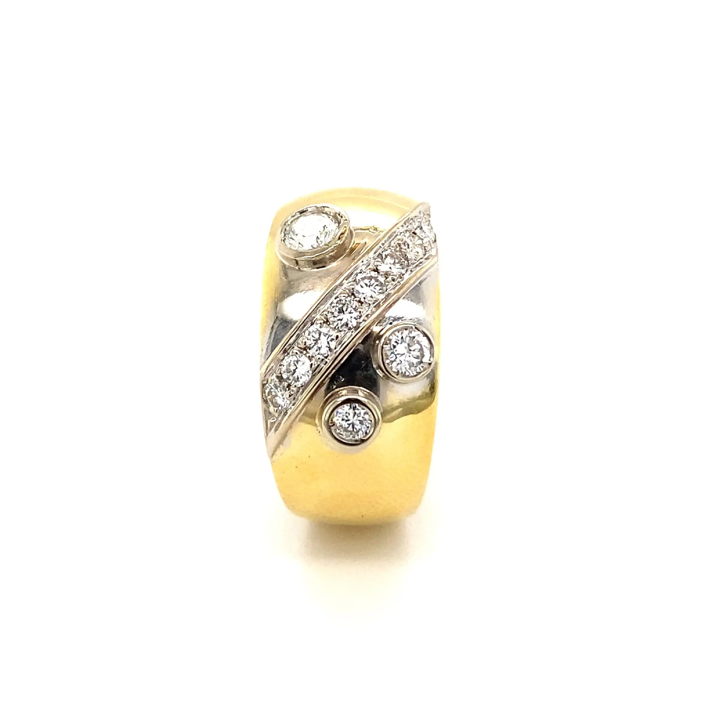 Ring Gelbgold mit Brillanten