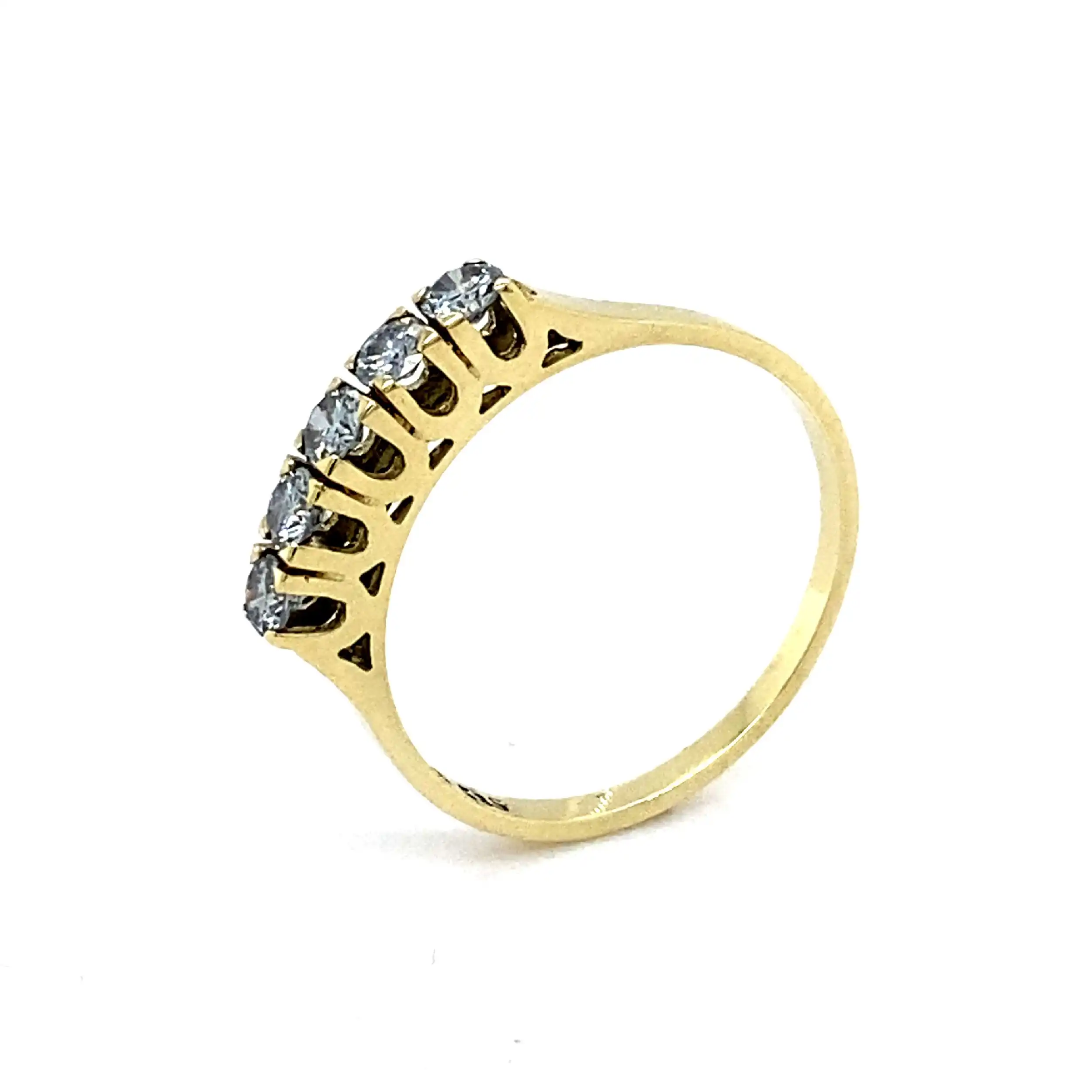 Ring Gelbgold mit Brillanten Ring Gelbgold mit Brillanten