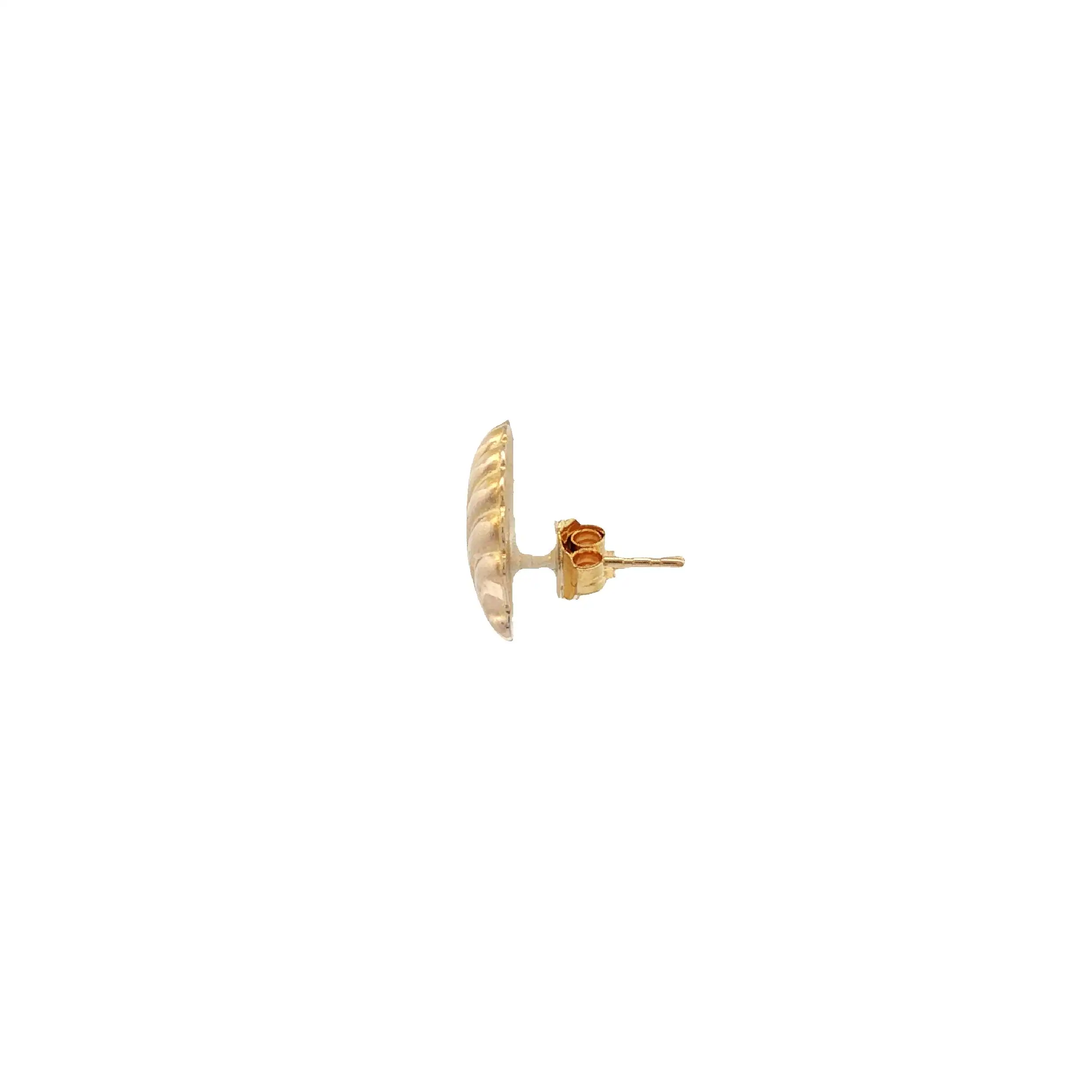 Ohrstecker Gelbgold "Muschel"