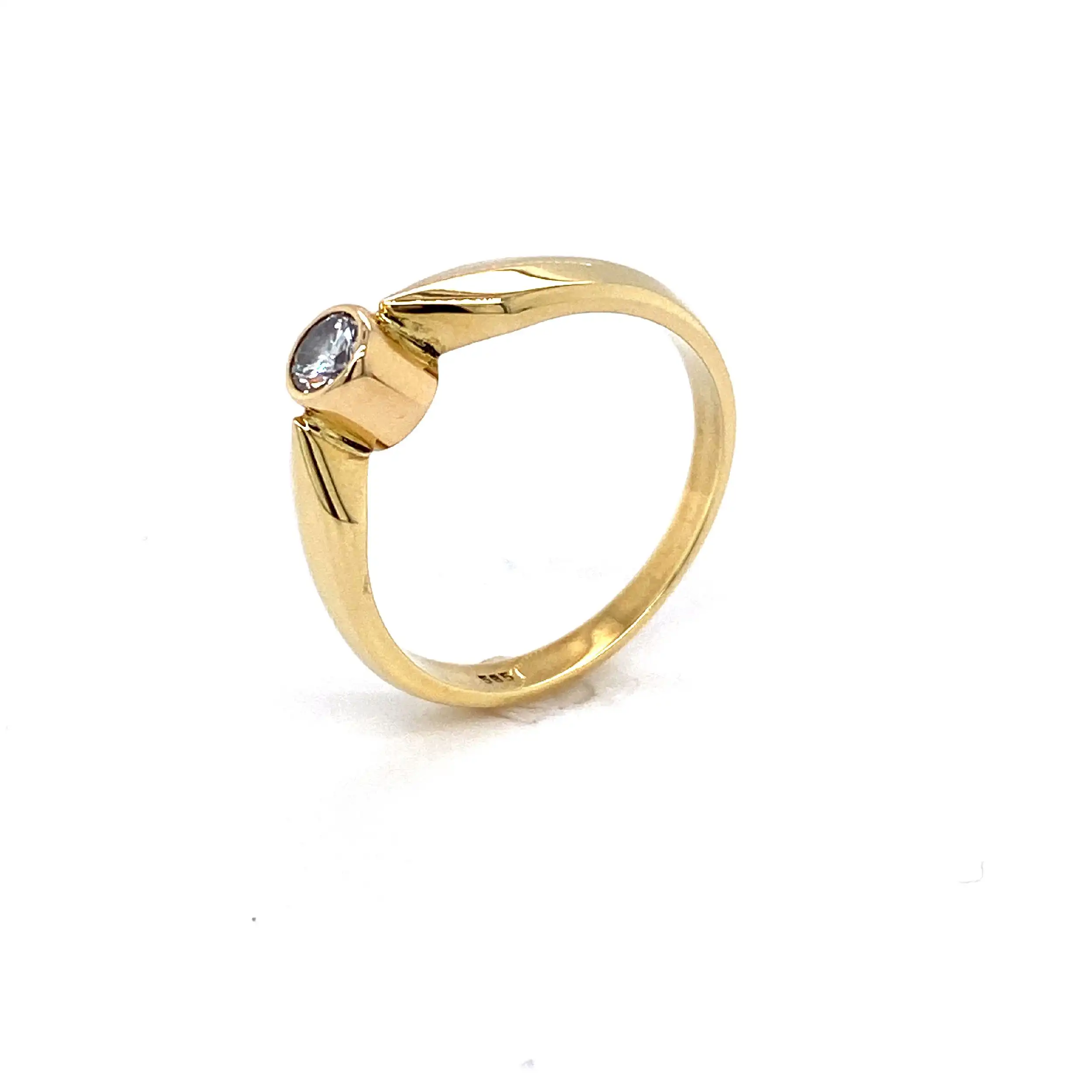 Ring mit Solitär Brillant Ring mit Solitär Brillant